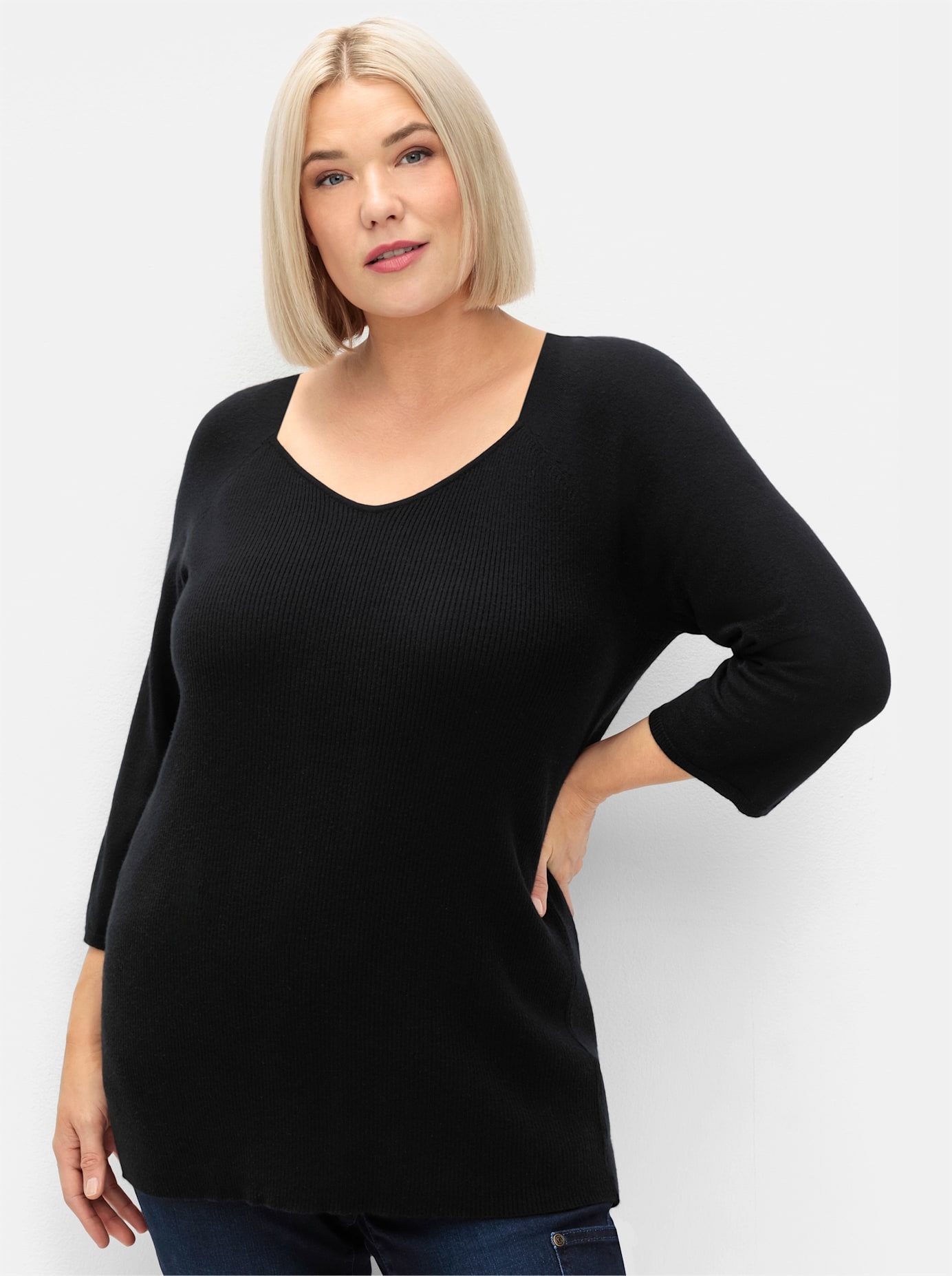 Sheego Strickpullover »Pullover«