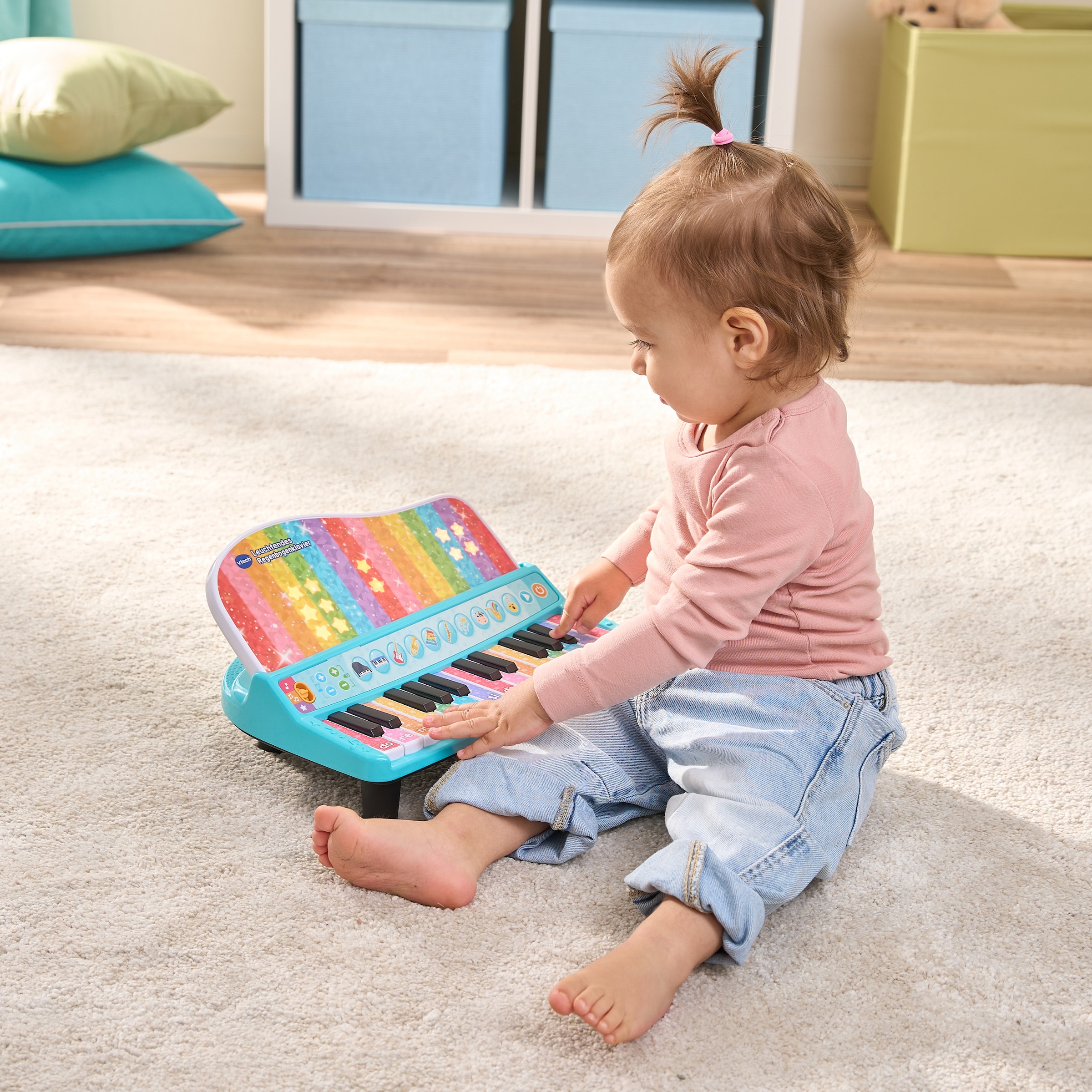 Vtech® Spielzeug-Musikinstrument »Leuchtendes Regenbogenklavier« mit Lichteffekten