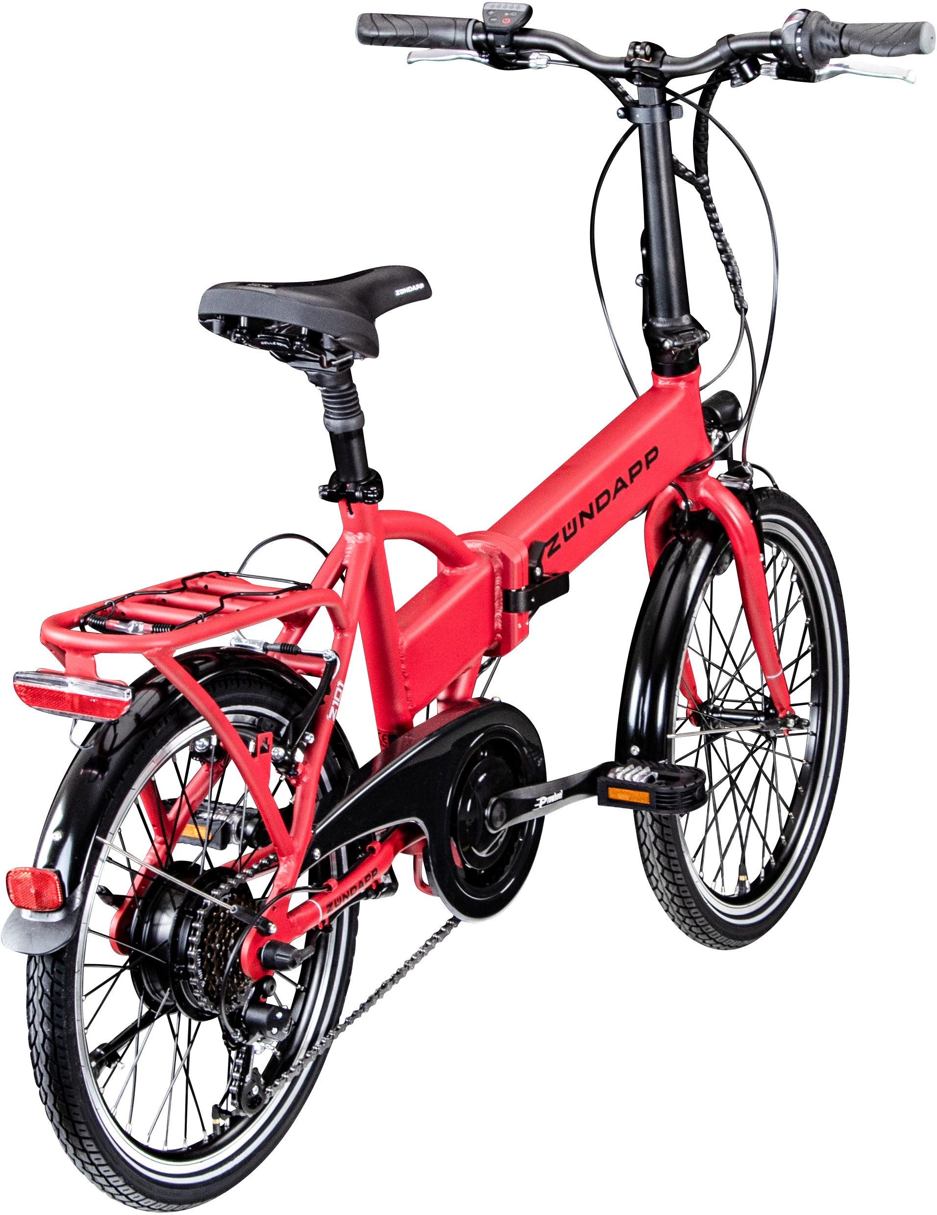 Zündapp E-Bike »Z101«, 6 Gang, Shimano, Tourney RD-TY300, Heckmotor 250 W, Pedelec, Elektrofahrrad für Damen u. Herren