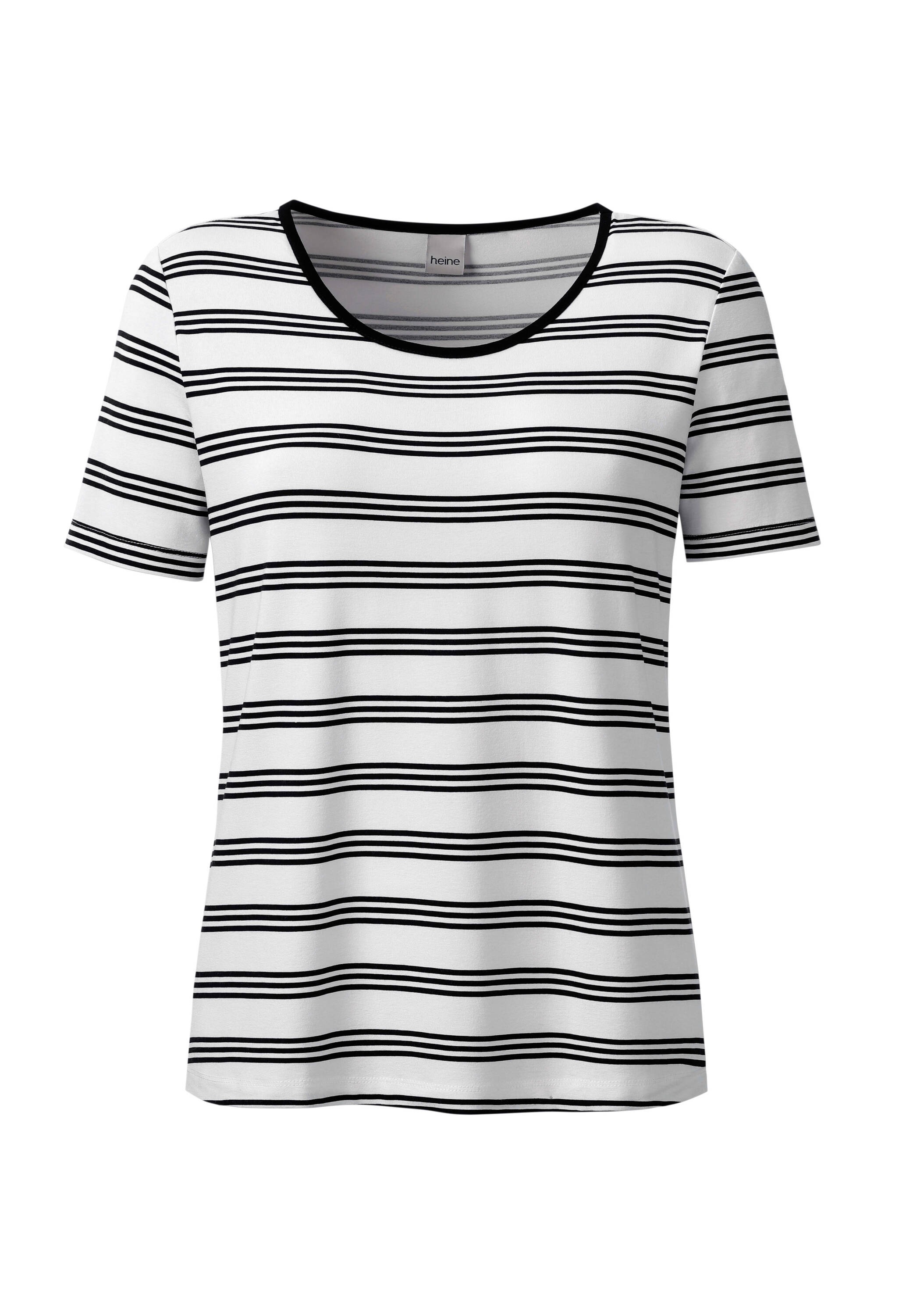heine T-Shirt »Shirt Kurzarmshirt im Ringel-Look«