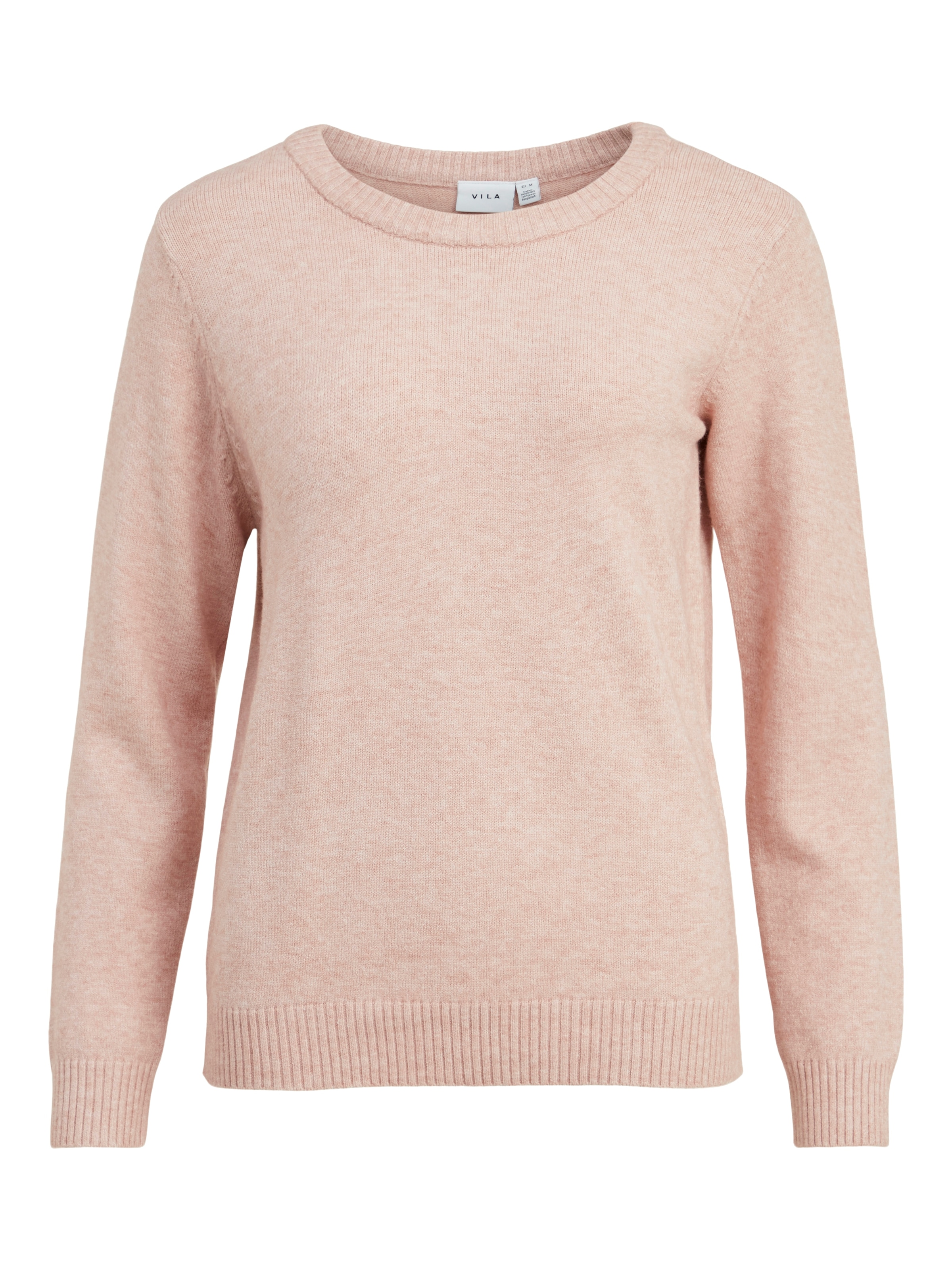 Vila Rundhalspullover »VIRIL-O-PULLI«, Feinstrick mit feinen Strickdetails