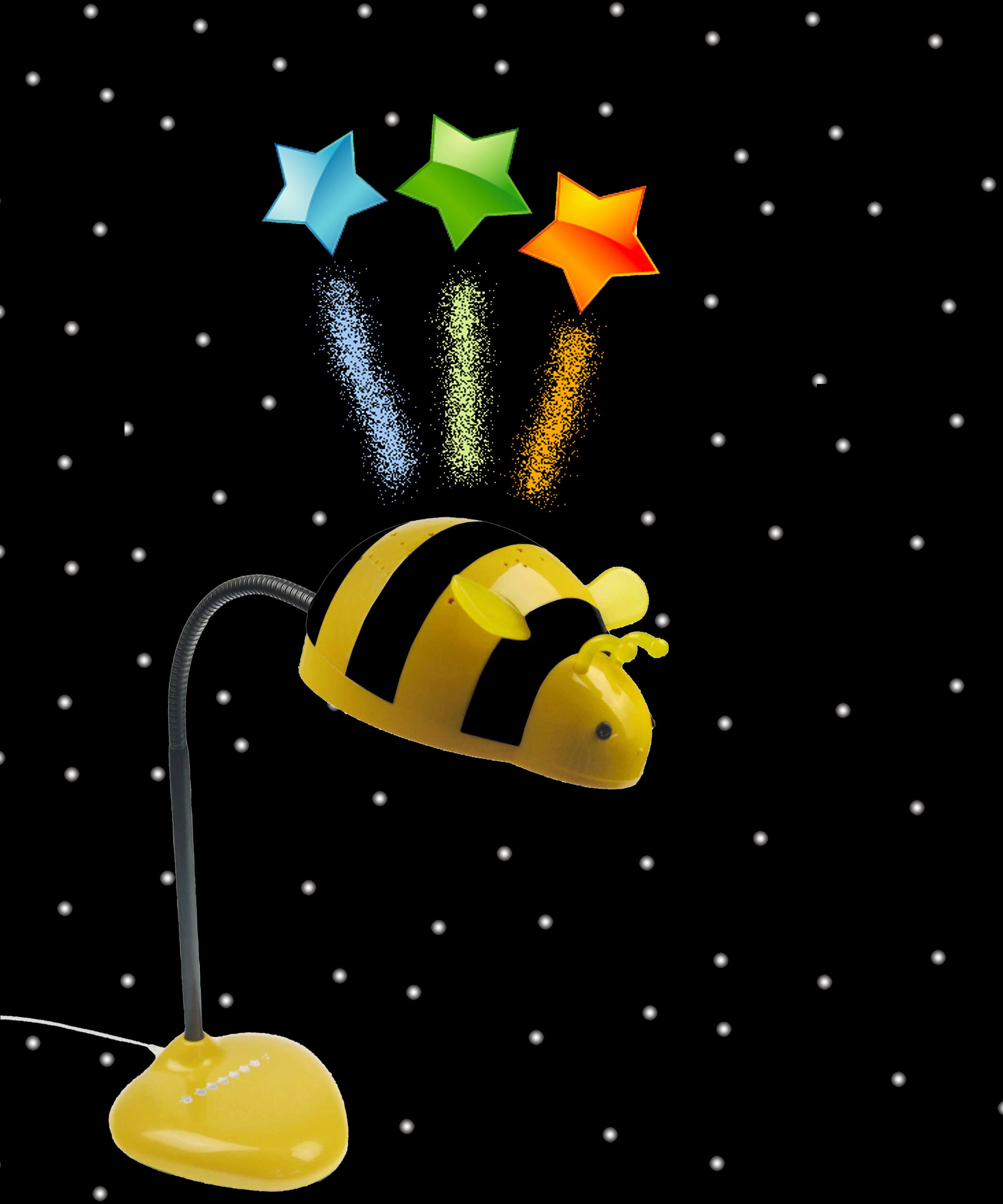 niermann LED in Tischleuchte Jahren online Garantie »Starbee«, flammig-flammig, XXL kaufen mit Projektionsleuchte Made Starbee, Germany 3 1 