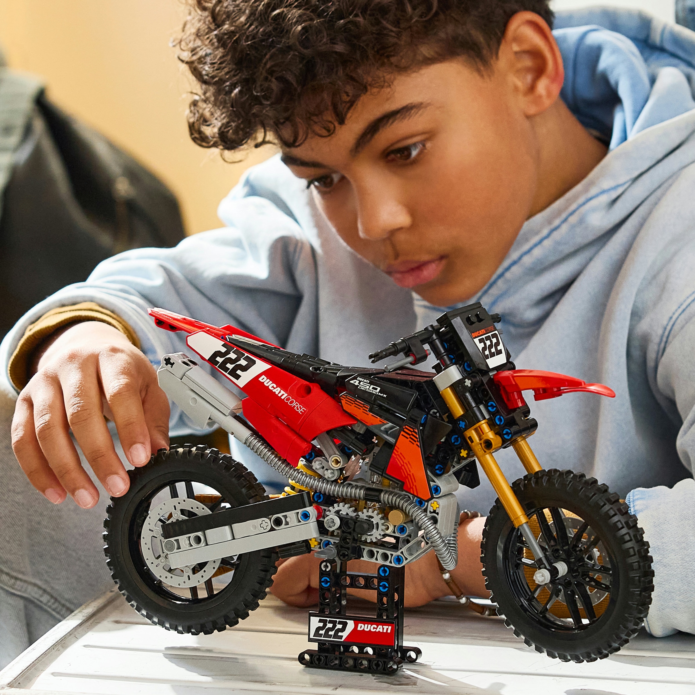 LEGO® »Ducati Desmo450 MX Factory Motorrad (42238), LEGO Technic« Made in Europe