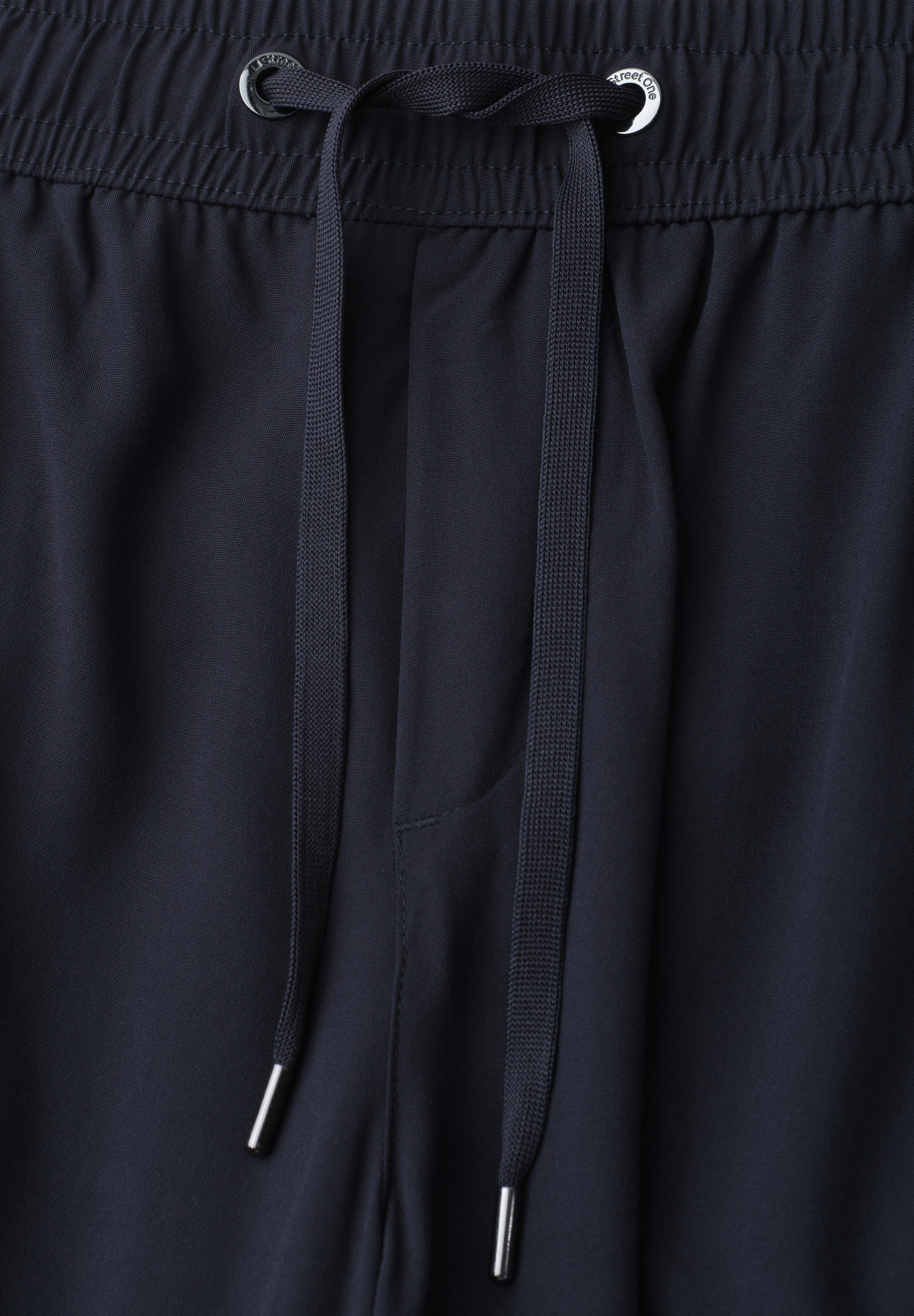 STREET ONE Stoffhose »Style Emee«  3/4-Sommerhose mit elastischem Bund und Tunnelzug