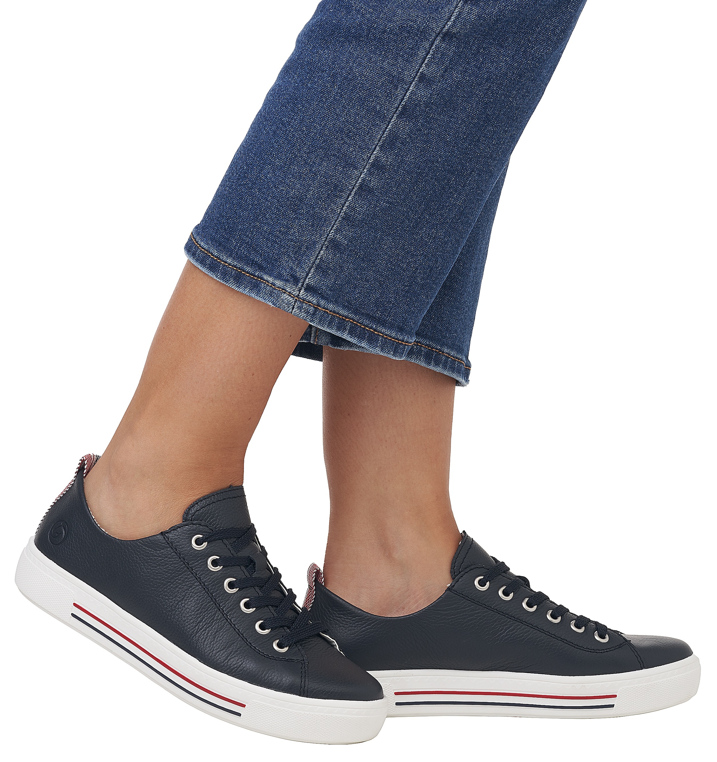 Remonte Plateausneaker, mit herausnehmbarer Einlage, Freizeitschuh, Halbschuh, Schnürschuh