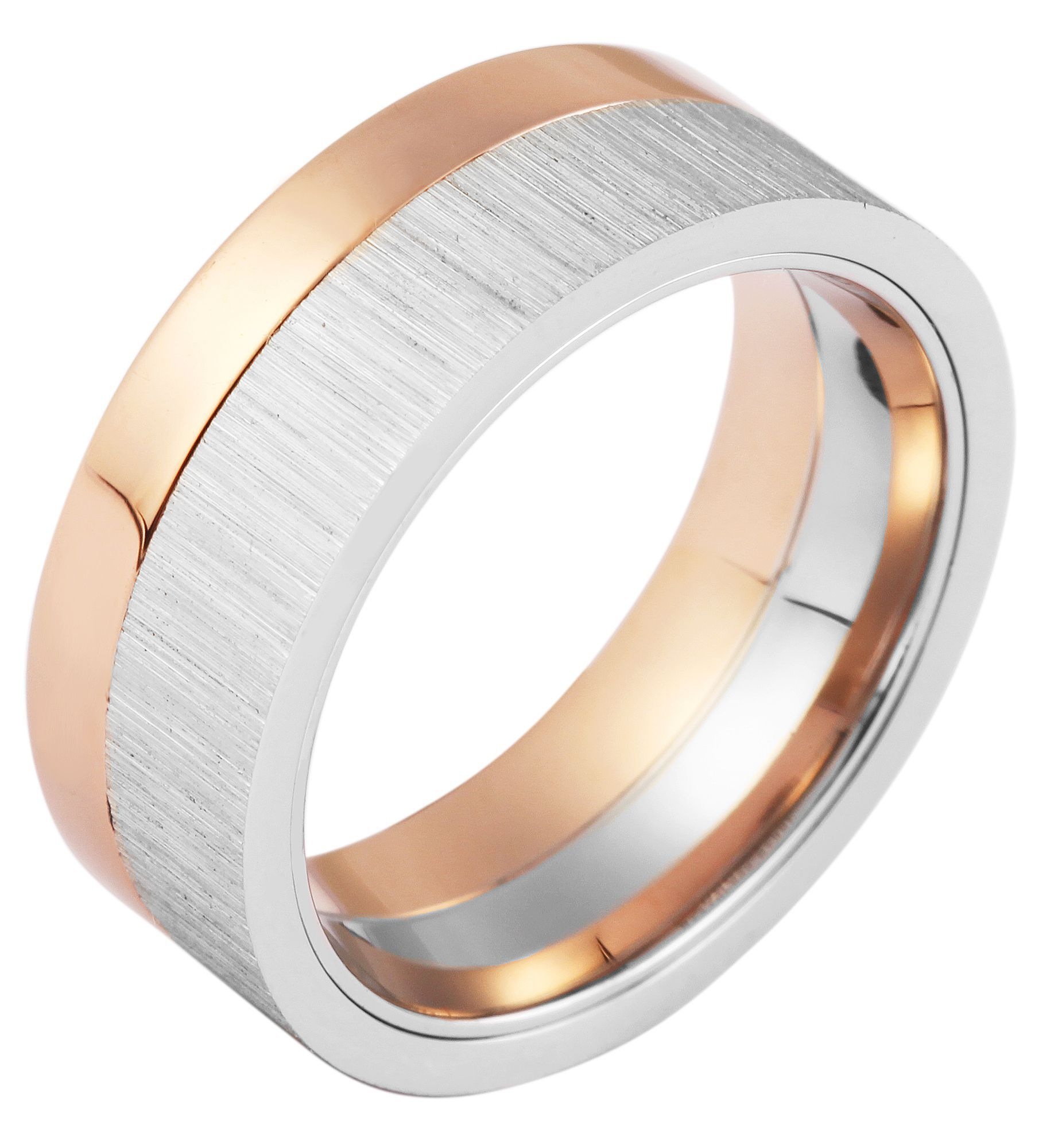 Adelia´s Fingerring »Herren Ring aus Edelstahl«