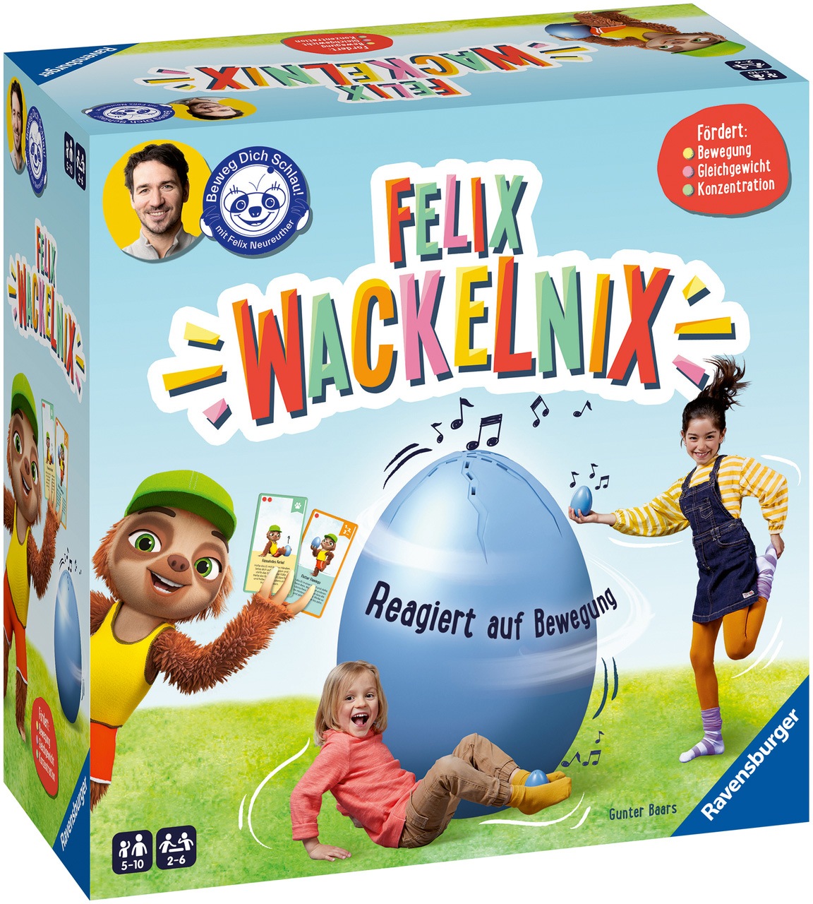 Ravensburger Spiel »Felix Wackelnix«, Made in Europe, FSC® - schützt Wald - weltweit