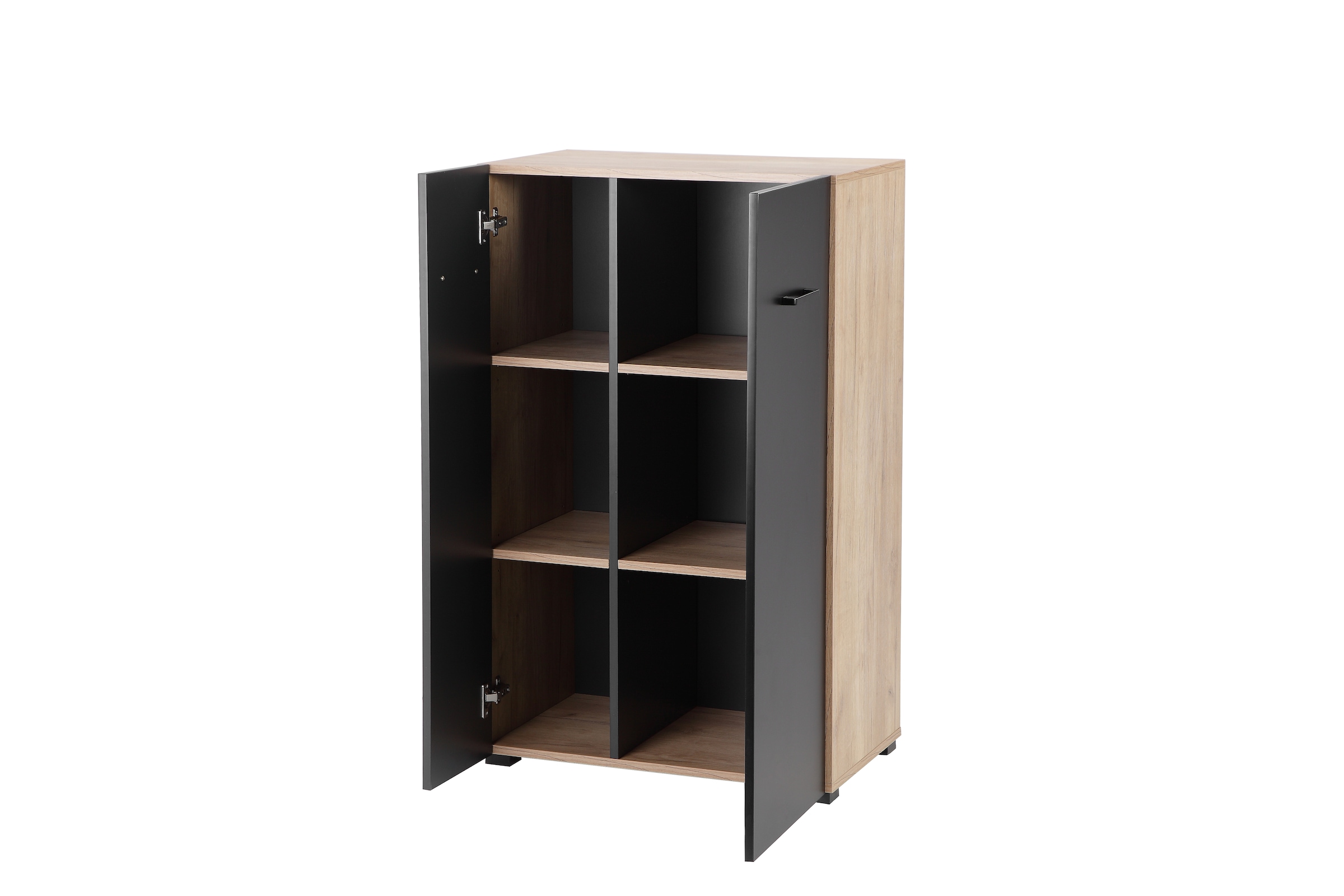 Places of Style Aktenschrank »Moid; Mehrzweckschrank,«, moderne Kommode mit viel Stauraum, Maße 64,5 x 41,5 x 106 cm