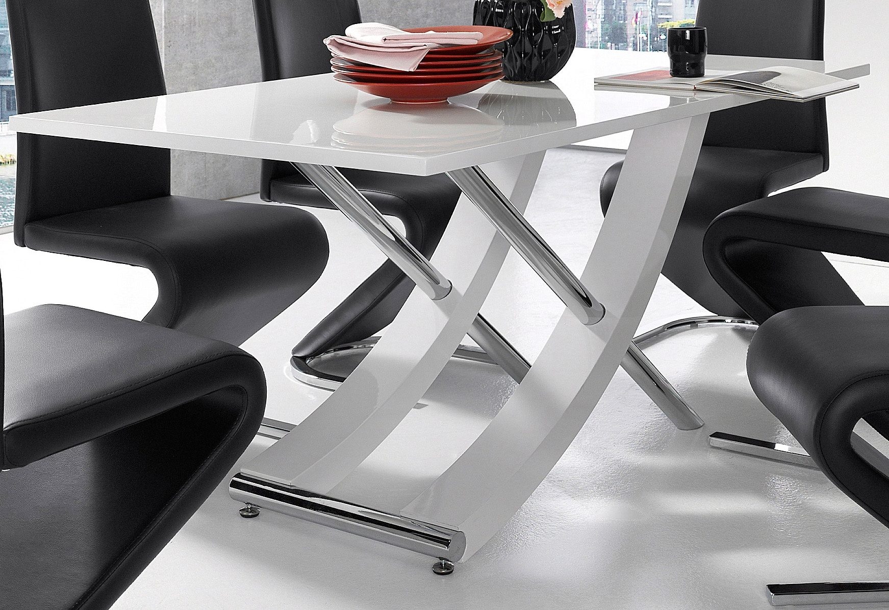 INOSIGN Esstisch »Kaleo, TOPSELLER!«, (Tisch, Esstisch), Breite 160 cm, modernes Design, stabil, Hochglanz