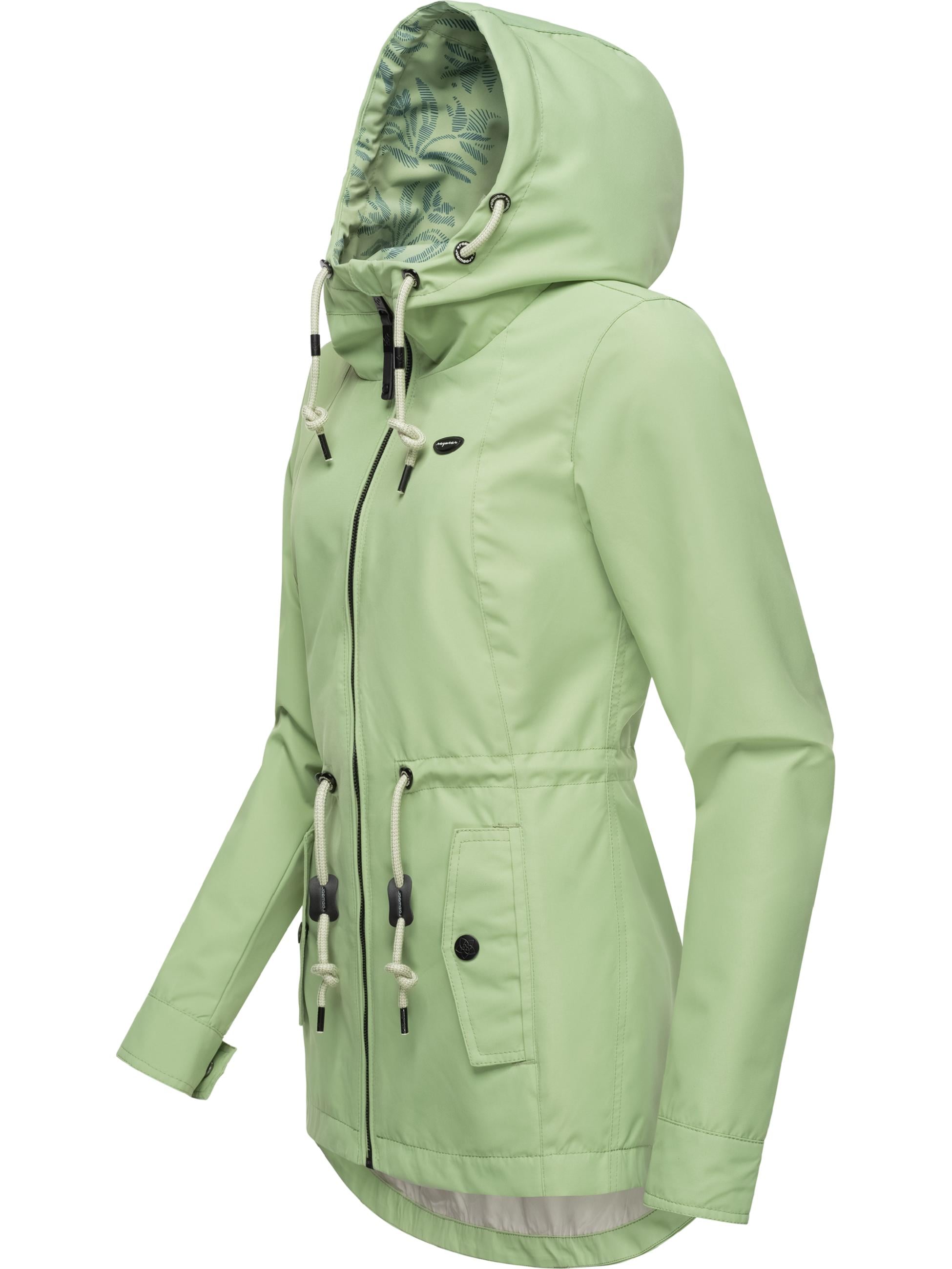 Ragwear Outdoorjacke »Übergangsjacke Monadis«, mit Kapuze, Leichte Damen Übergangsjacke mit wasserdichtem Obermaterial