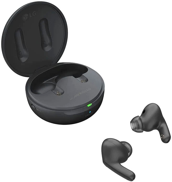 LG In-Ear-Kopfhörer »TONE Free DFP9«, Bluetooth-Wireless, Active Noise Cancelling (ANC)-Sprachsteuerung-UV-Reinigung-LED Ladestandsanzeige-Rauschunterdrückung-Echo Noise Cancellation (ENC)