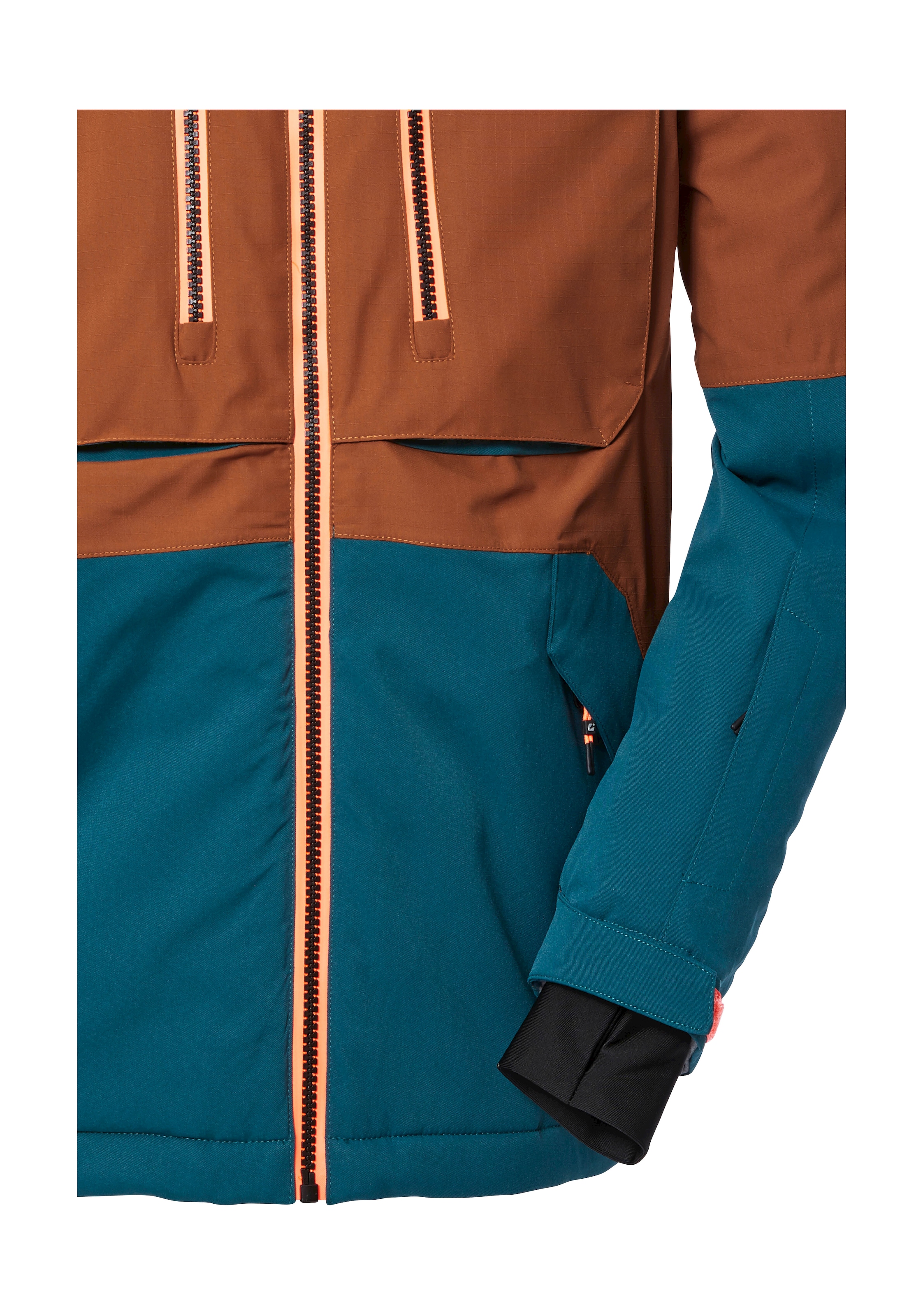 Killtec Skijacke »KSW 127 BYS SKI JCKT«, Wasserdichte, atmungsaktive Kinderjacke mit verstellbarer Kapuze