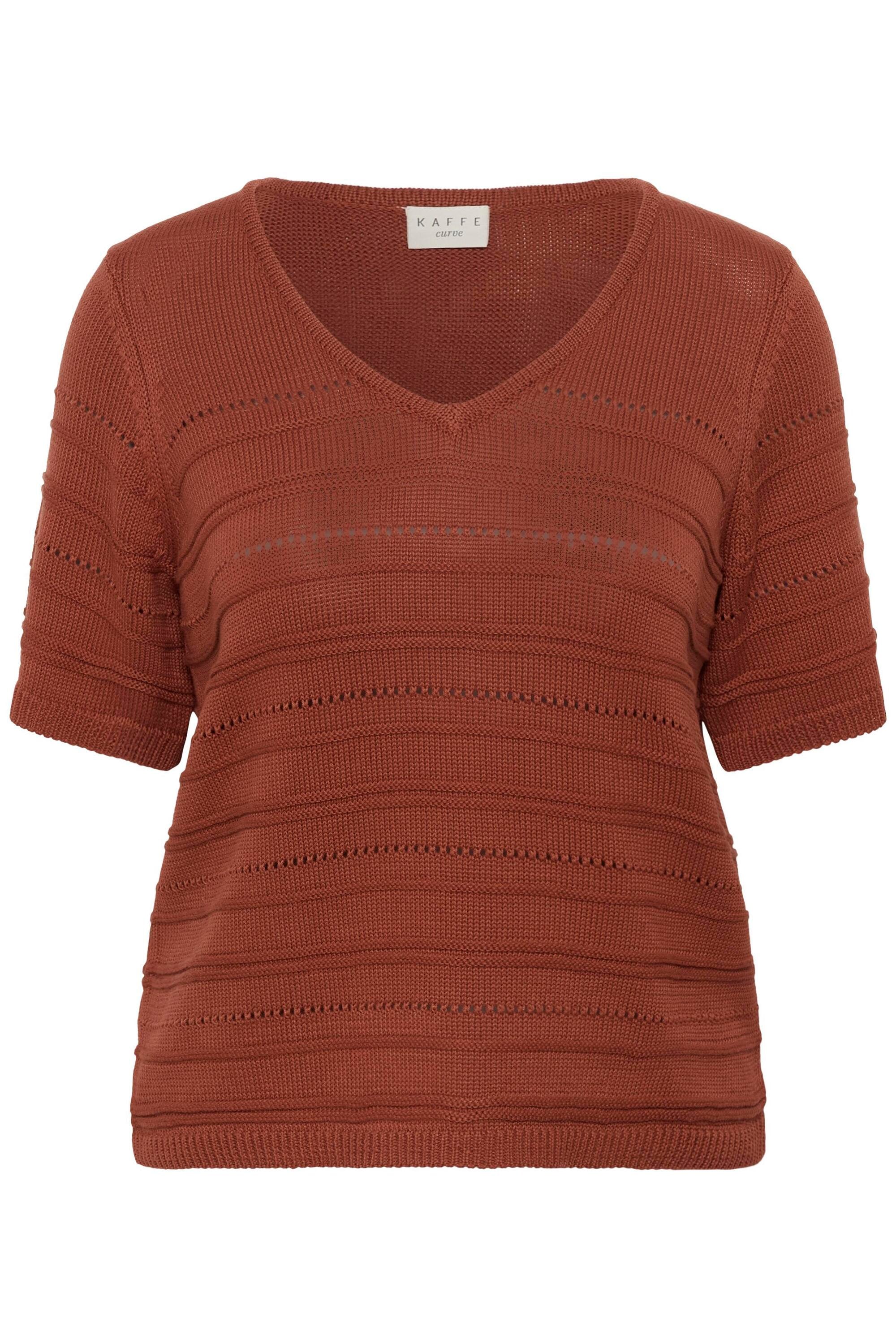 KAFFE Curve Strickpullover »Damen Strickpullover KCmelia«