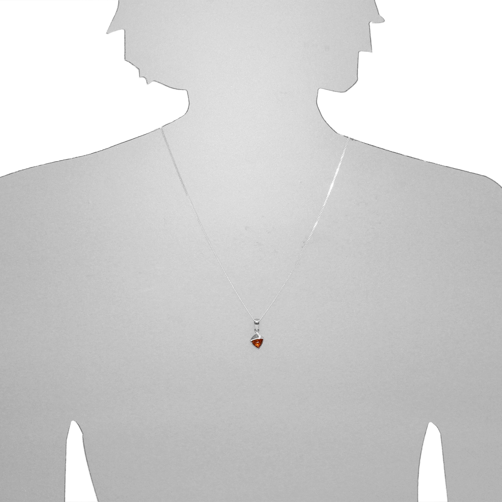 OSTSEE-SCHMUCK Kettenanhänger »- Malou - Silber 925/000 - Bernstein«