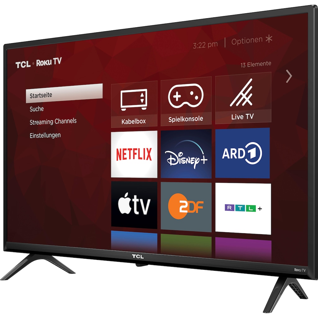 TCL LCD-LED Fernseher »32RS530X1«, 80 cm/32 Zoll, HD, Smart-TV, Roku TV, Smart HDR, HDR10, Chromecast