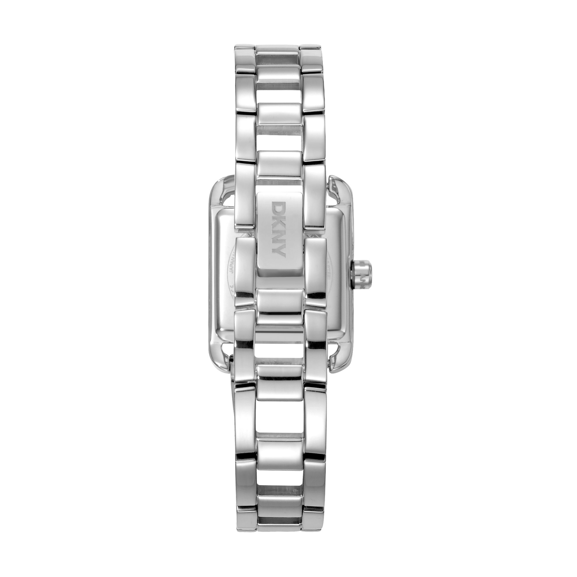 DKNY Quarzuhr »Mini square Watch Set« Armbanduhr, Damenuhr, Edelstahlarmband, Ideal auch als Geschenk
