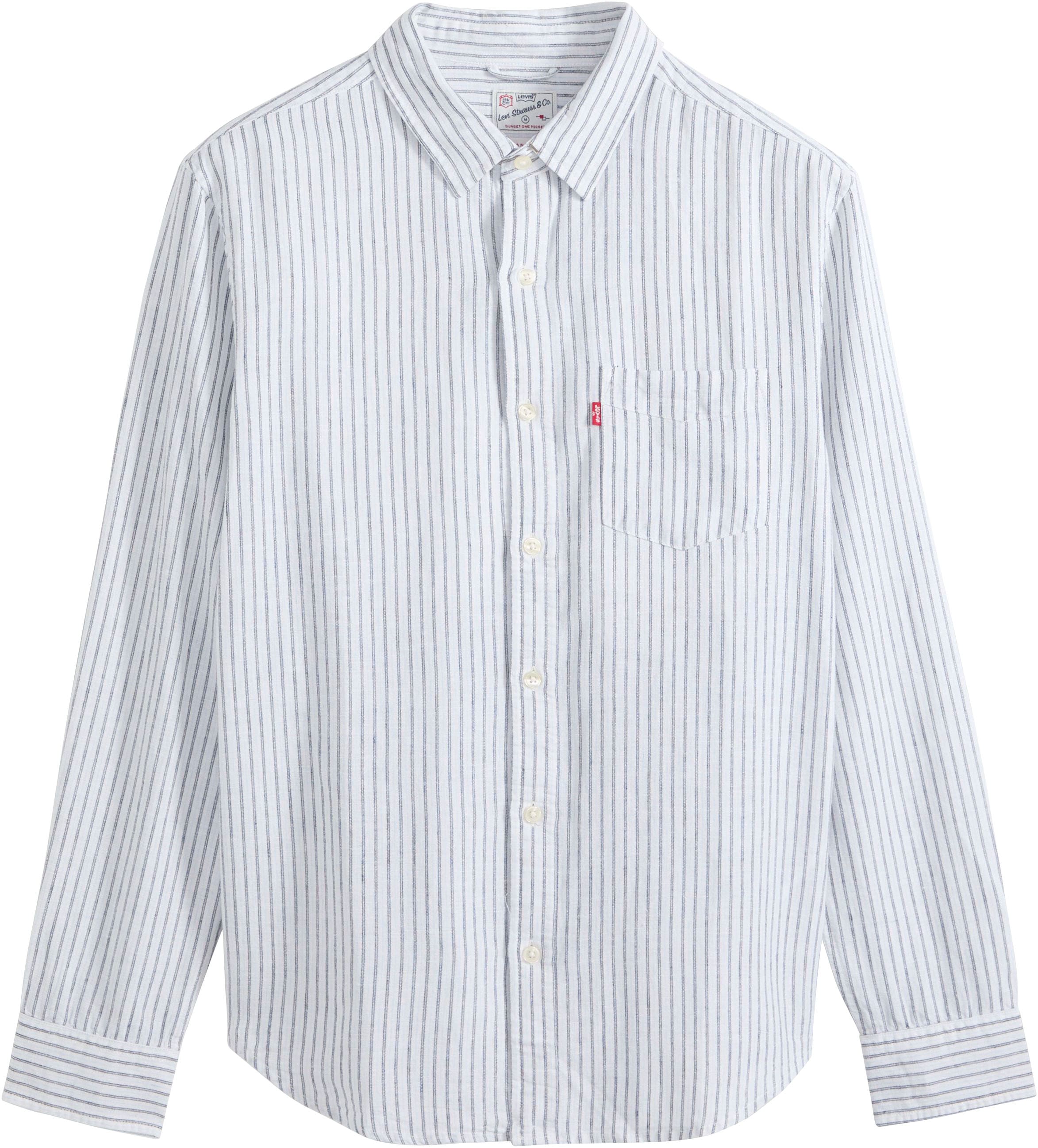 Levi's® Langarmhemd »SUNSET 1 POCKET STANDARD« Leinen- Struktur