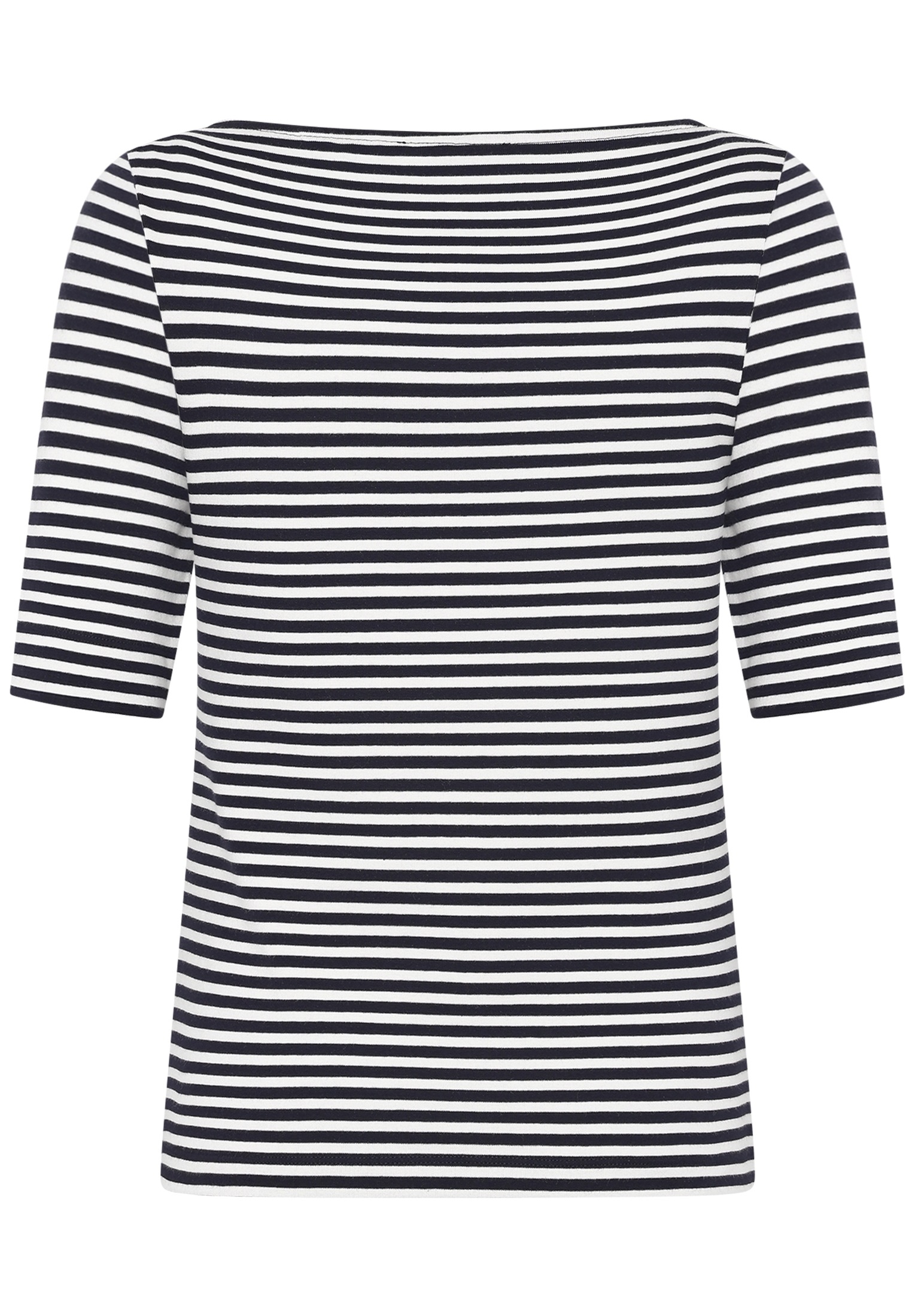 Zero Rundhalsshirt »Ringelshirt mit U-Boot Ausschnitt«