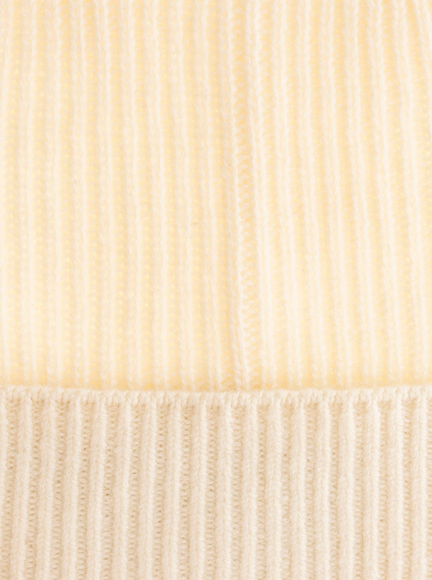 Zwillingsherz Beanie, Feinripp, breiter Umschlag, Wolle