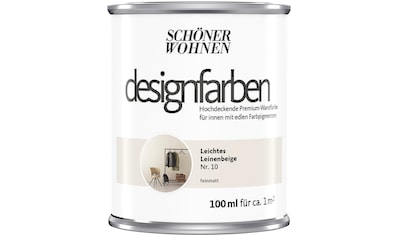 SCHÖNER WOHNEN-Kollektion Wand- und Deckenfarbe »Designfarben«, (1), 100 ml, Leichtes... kaufen