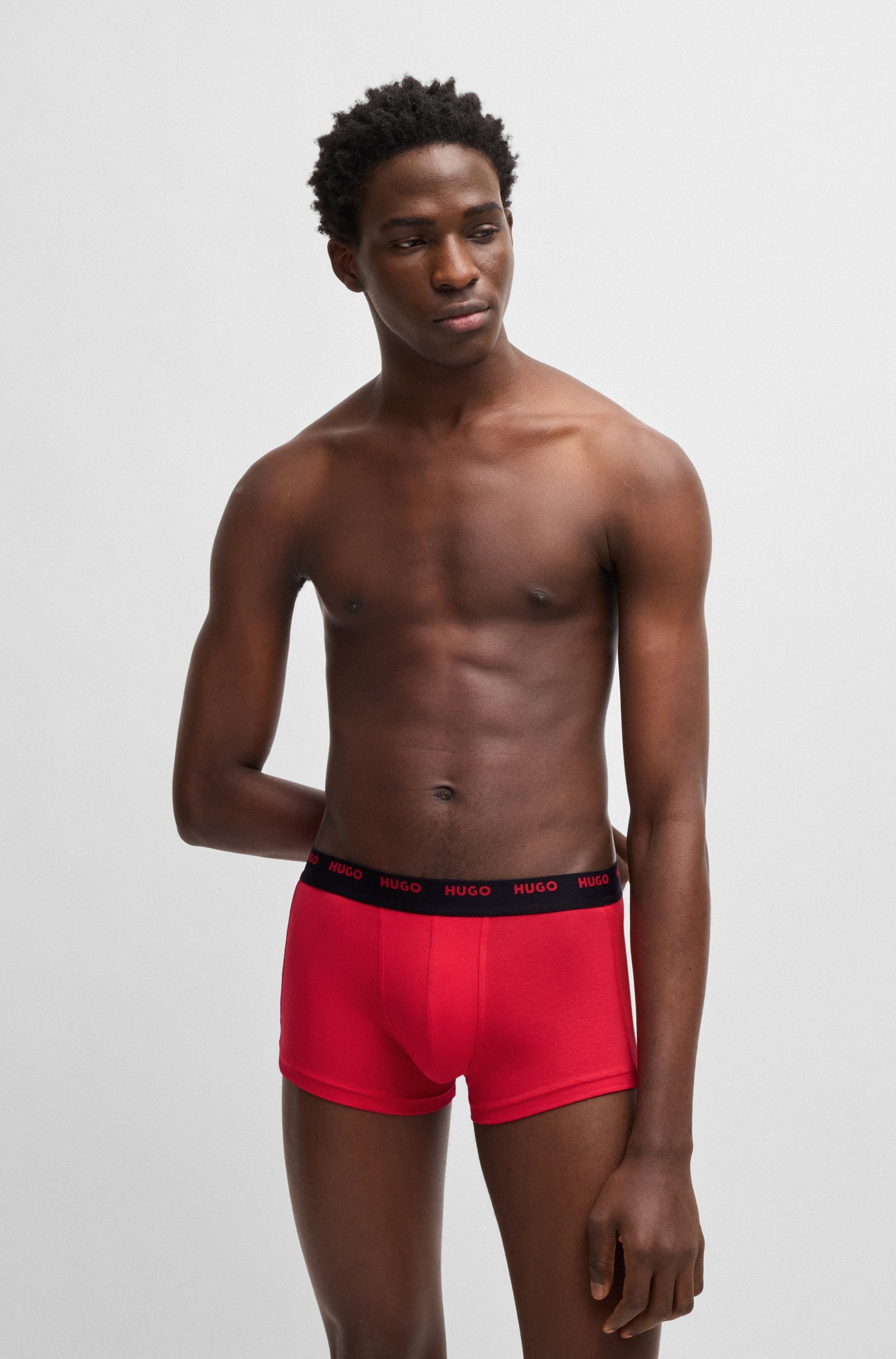 HUGO Underwear Trunk »FIVE PACK«, (Packung, 5 St., 5er-Pack), mit HUGO Schriftzug