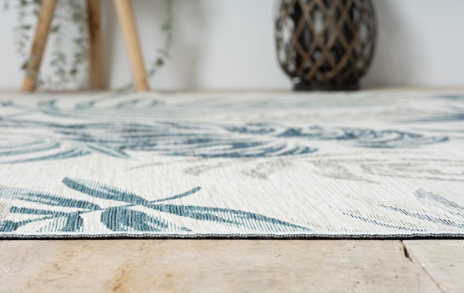 Myflair Möbel & Accessoires Teppich »Reef, LAGERRÄUMUNG!« rechteckig 6 mm Höhe Wendeteppich, Blätter Motiv, Outdoor geeignet, Balkon, Terrasse