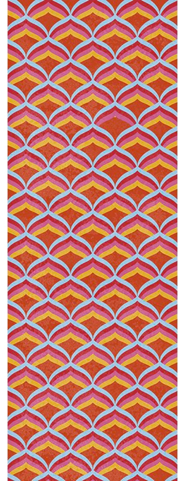 Fototapete »Sea Shell«, Grafik Tapete Art Deco Panel 1,00m x 2,80m