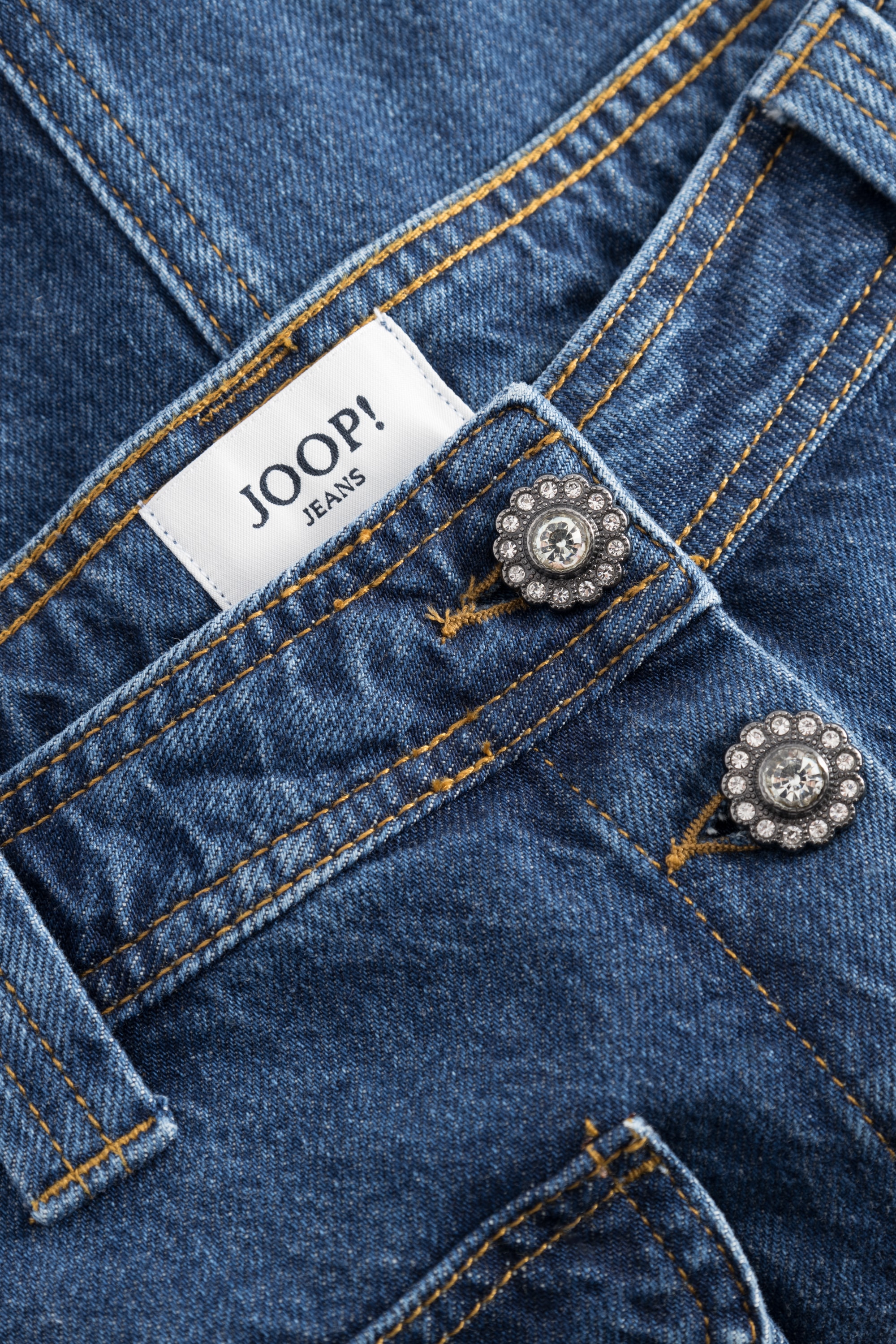 Joop Jeans Jeansrock »Rosa«, mit Schmuckknöpfen
