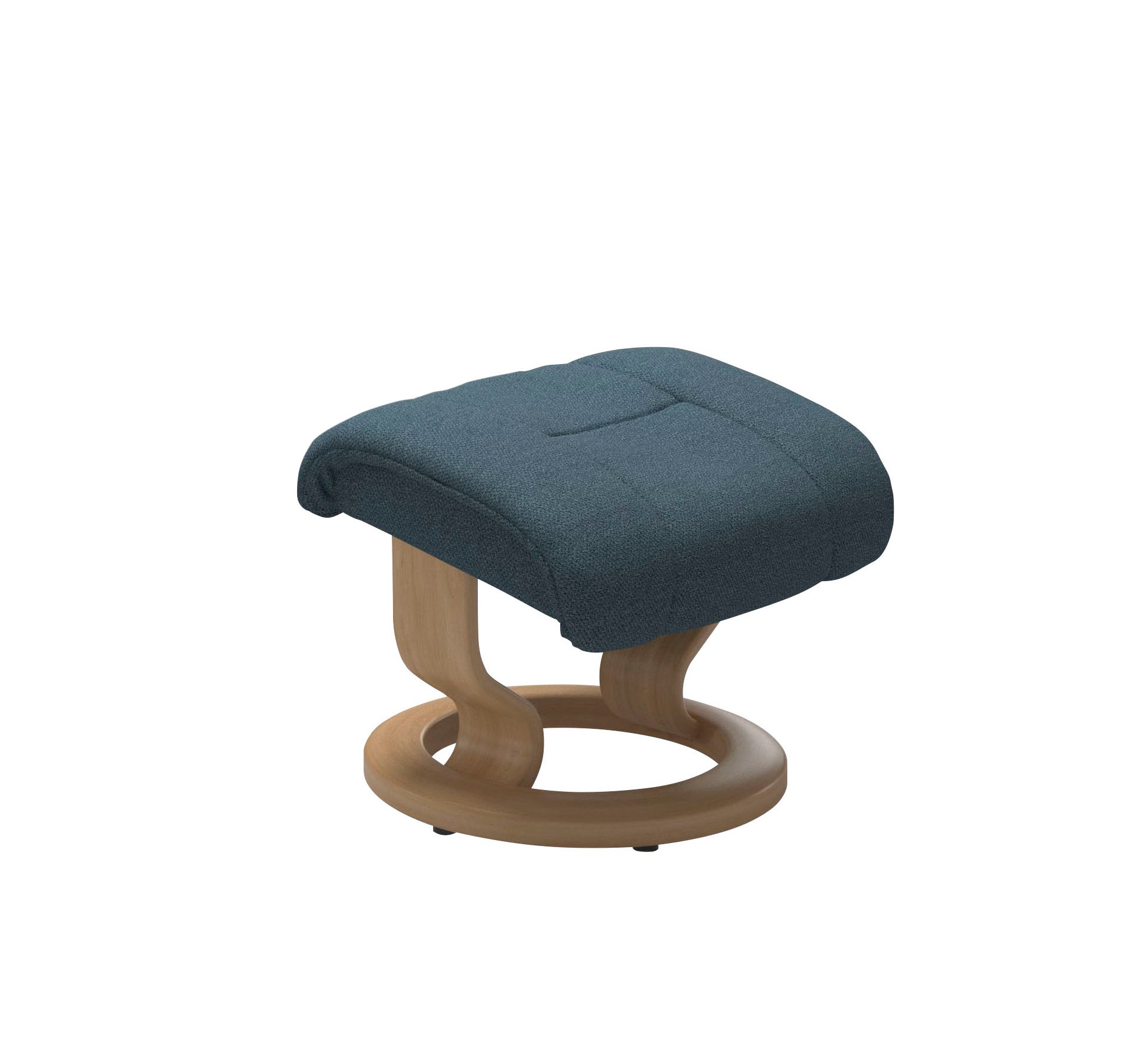 Stressless® Relaxsessel »Reno«, (Set, Relaxsessel mit Hocker), mit Hocker, mit Classic Base, Größe S, M & L, Gestell Eiche