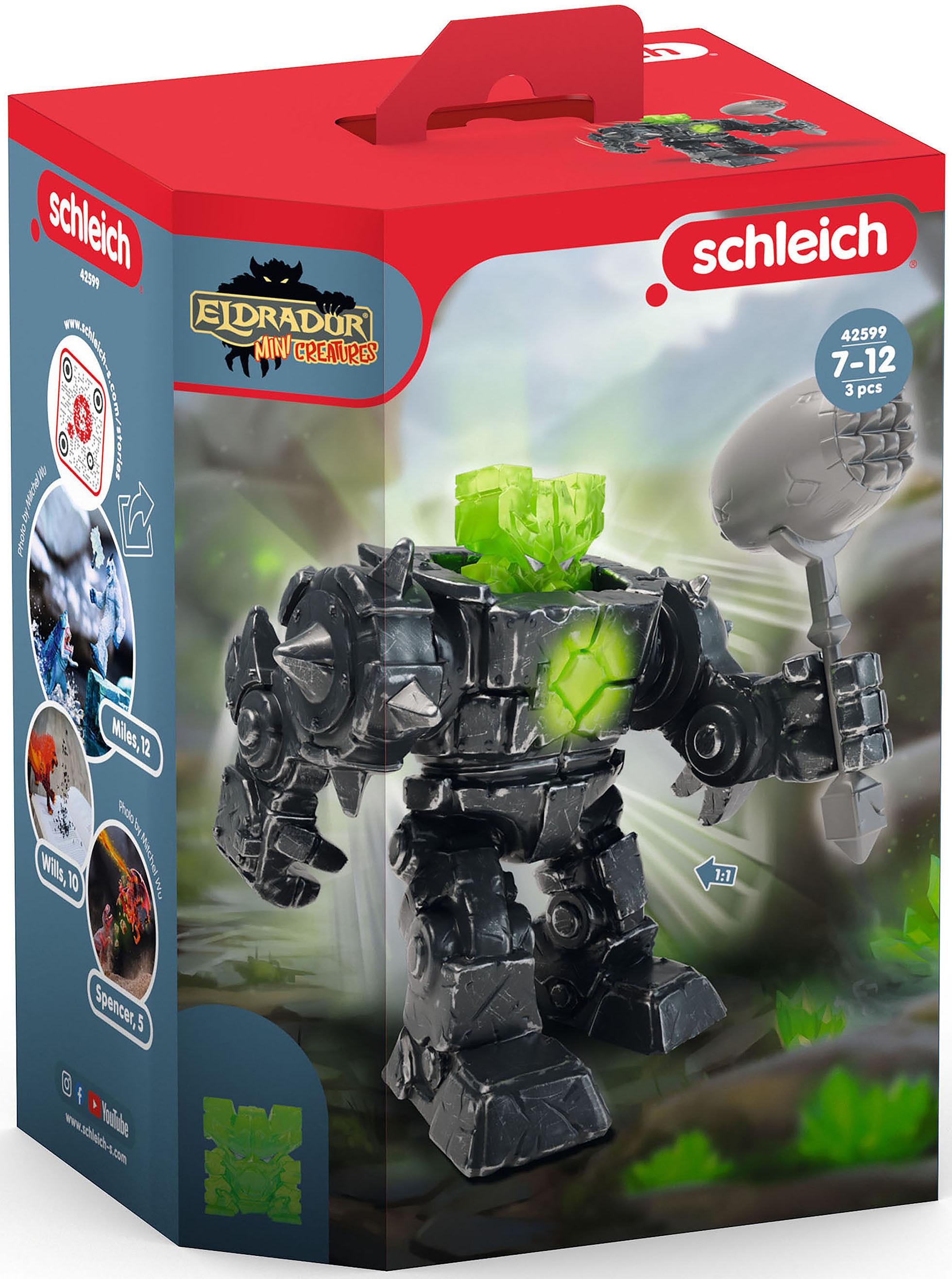Schleich® Spielfigur »ELDRADOR®, Roboter Schatten-Stein (42599)«
