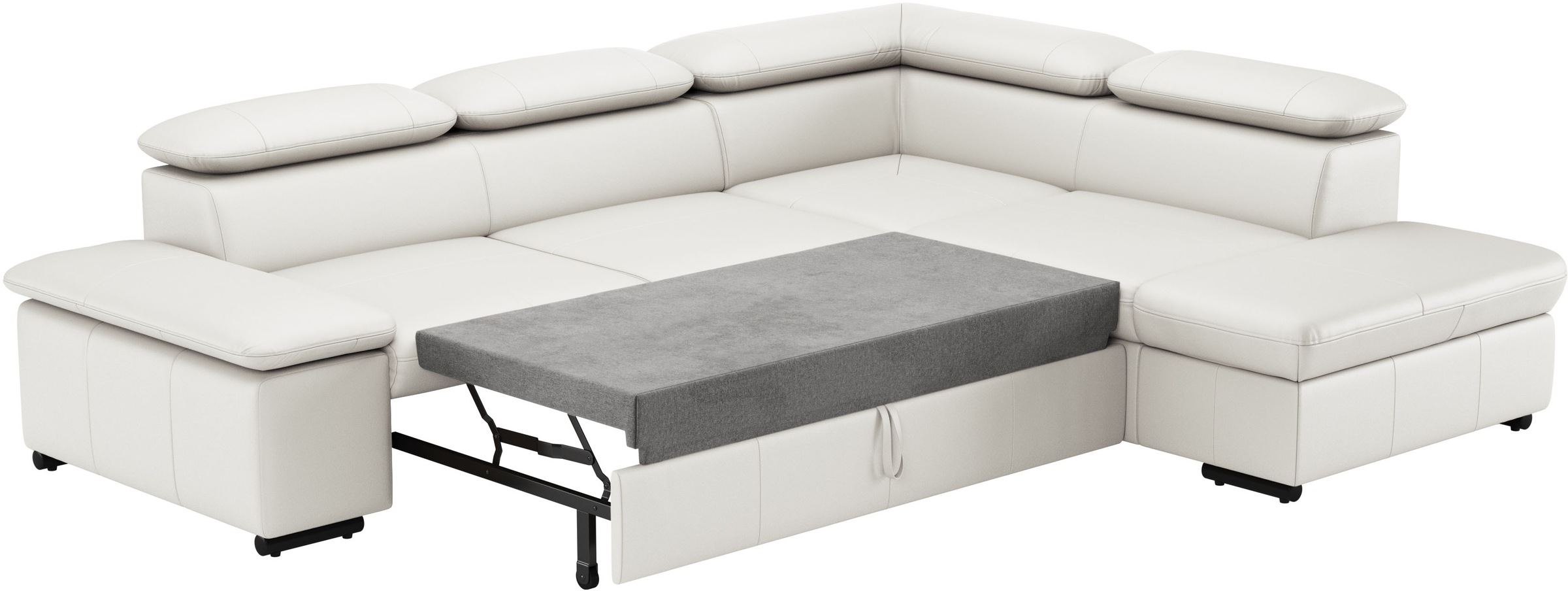 sit&more Ecksofa »Alcudia L-Form«, mit Armteilverstellung, optional Kopfteilverstellung und Bettfunktion