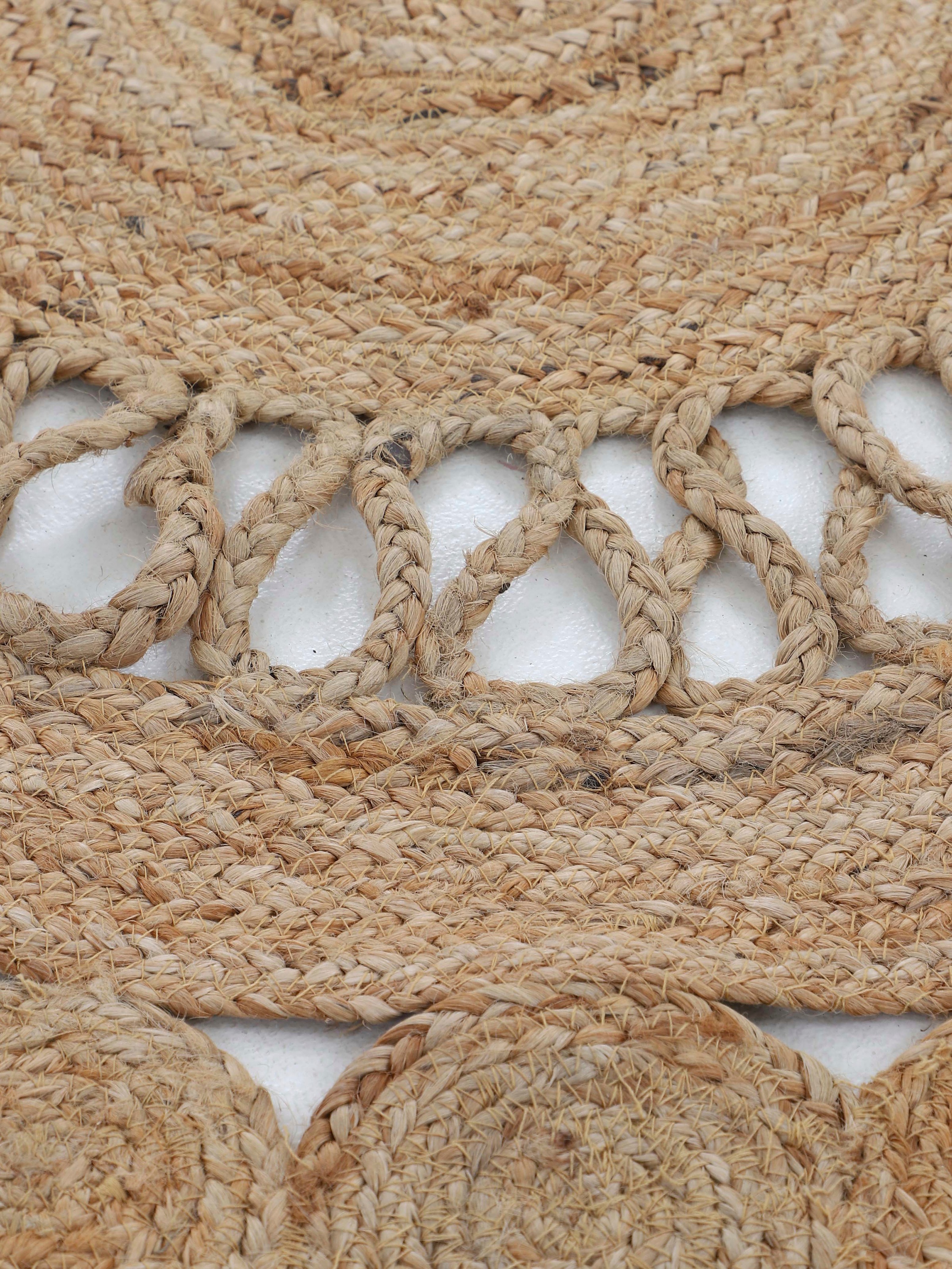 carpetfine Teppich »Juteteppich Ella« rund 5 mm Höhe