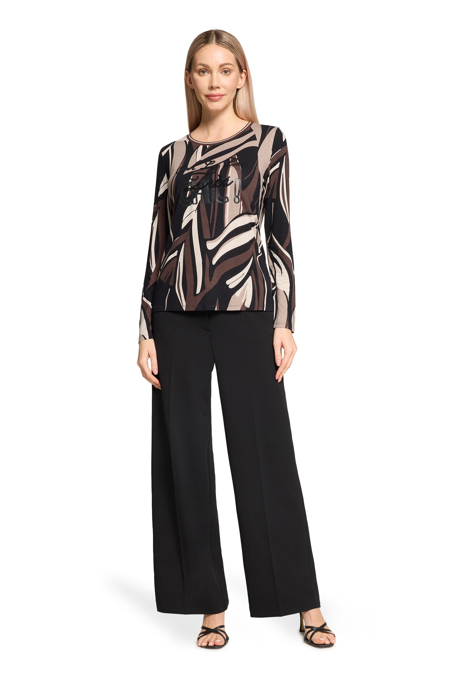 Betty Barclay Rundhalsshirt »Basic Shirt mit Rippbündchen«