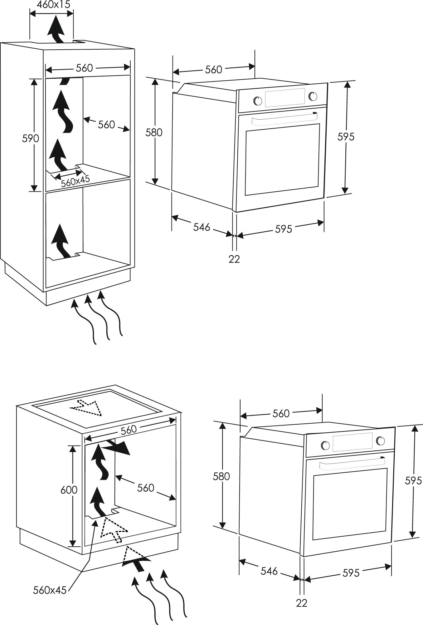Candy Einbaubackofen  »FCT600X/E DE«