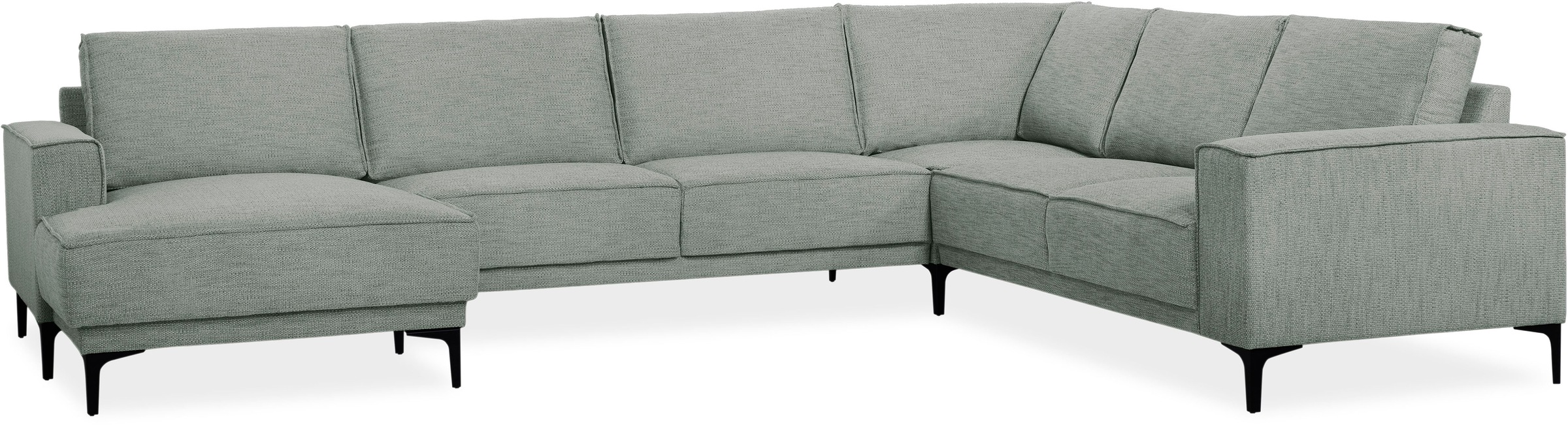 Places of Style Wohnlandschaft »Oland«, U-Form, im zeitlosem Design und hochwertiger Verabeitung