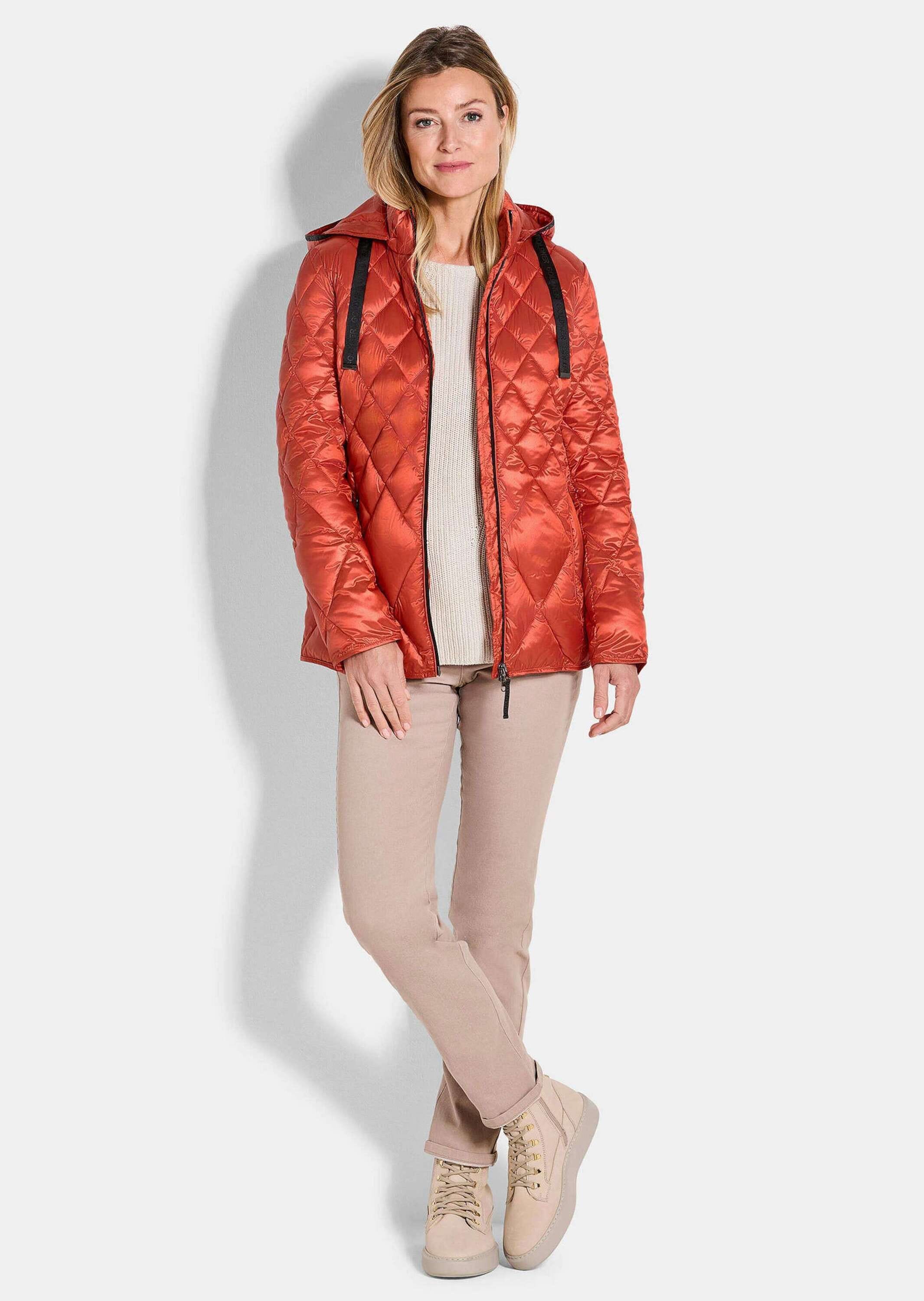 GOLDNER Kurzjacke »Steppjacke mit Rautenmuster« Besonderer Diamant-Stepp