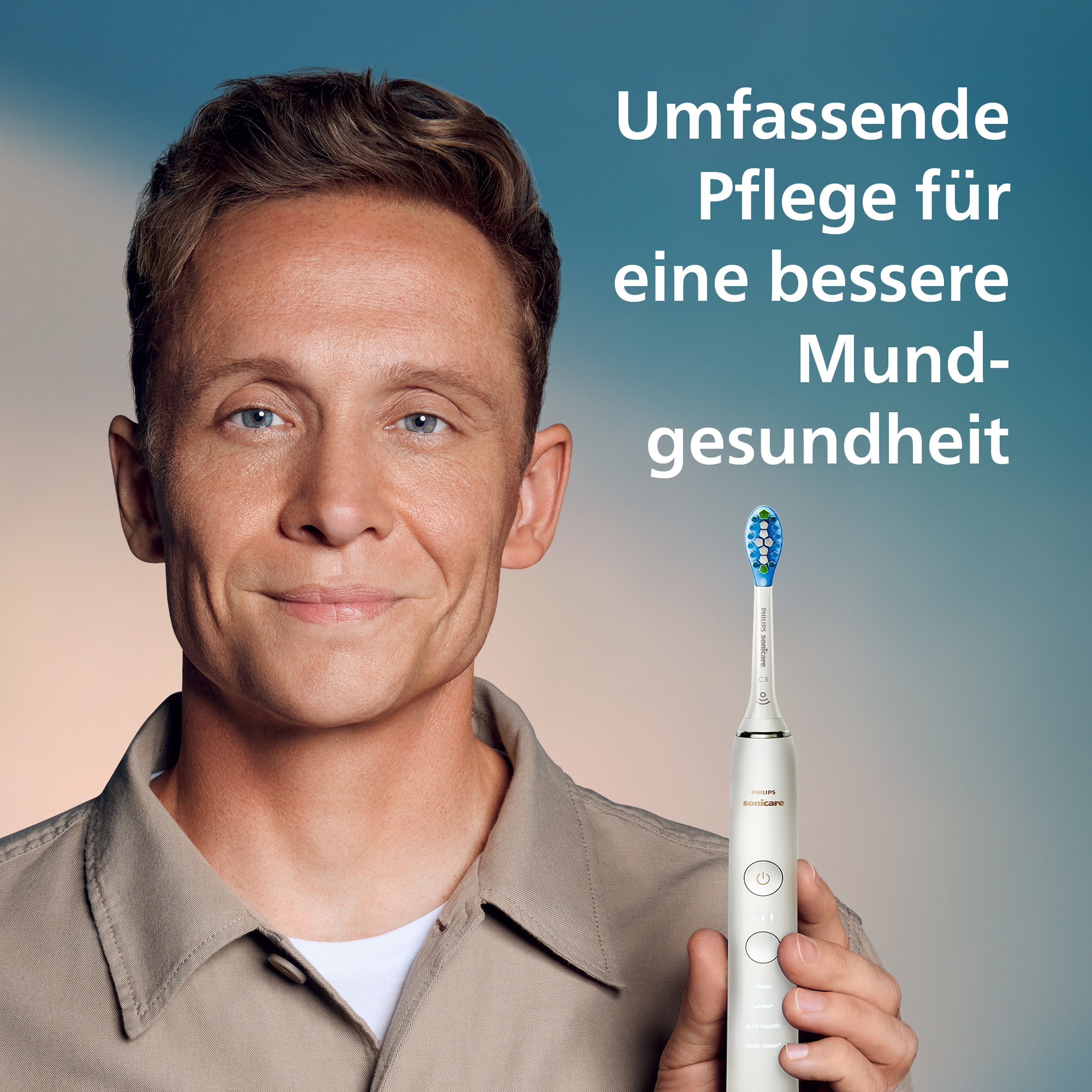 Philips Sonicare Elektrische Zahnbürste »DiamondClean 9000 HX9911« 1 Stk. Aufsteckbürsten mit Schalltechnologie, Ladeglass, USB-Reiseetui