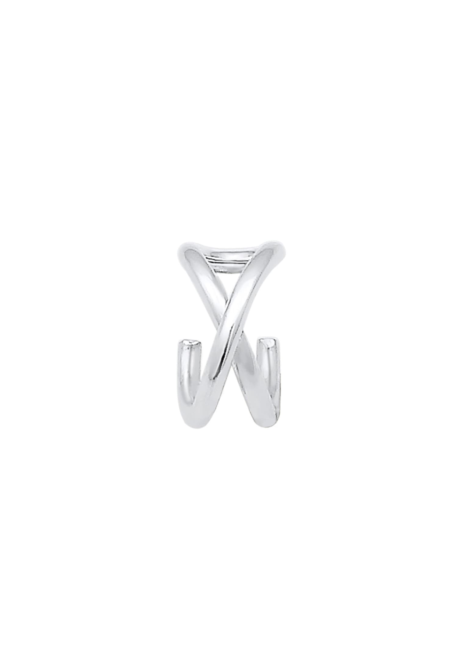Elli Ohrklemme »Ohrringe Earcuff Single Geo Basic Minimal Trend 925 Silber«