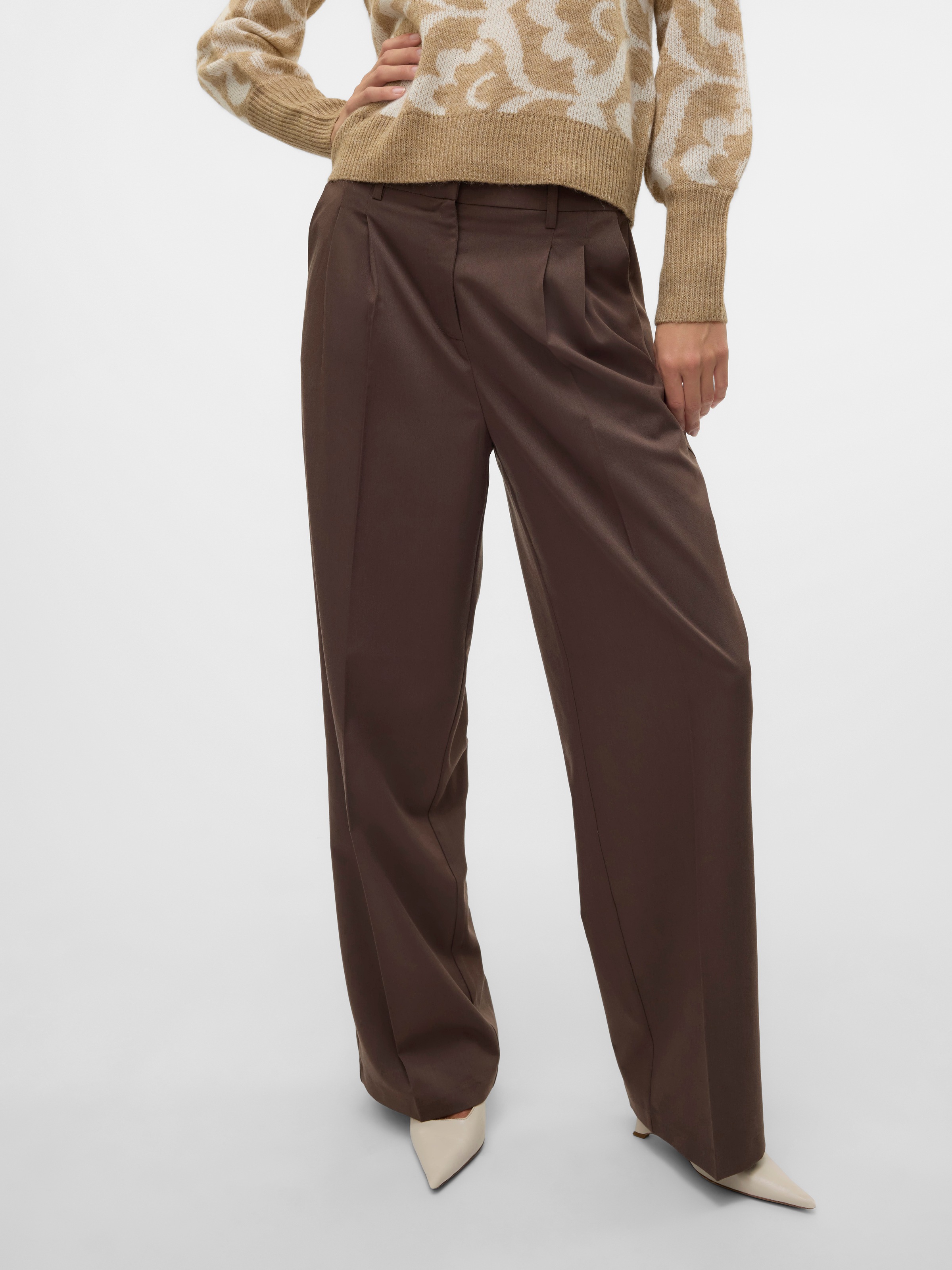 Vero Moda Anzughose »VMNILA MW LOOSE DAD PANT NOOS«