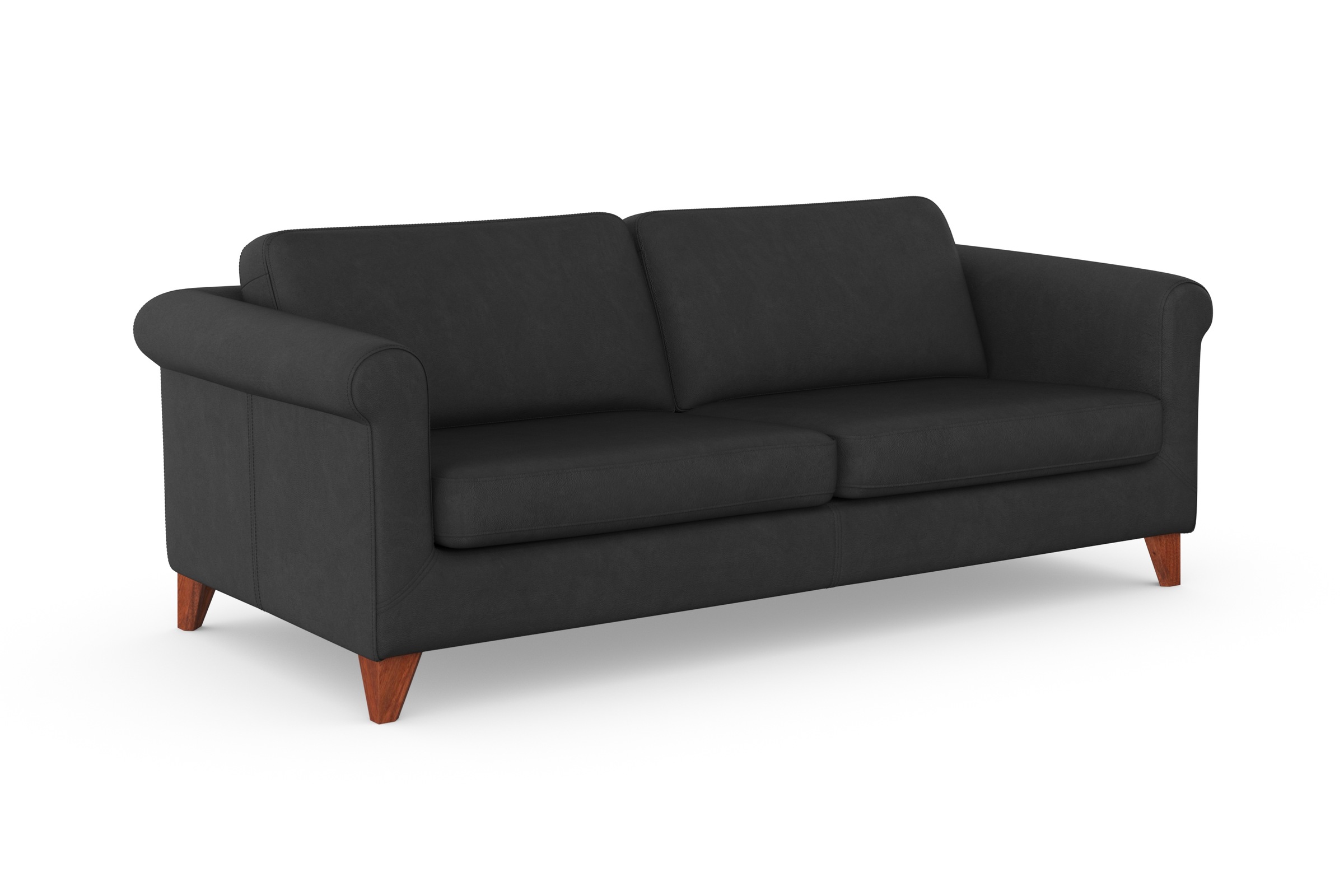 machalke® 3-Sitzer »amadeo«, Ledersofa mit geschwungenen Armlehnen, Breite 213 cm