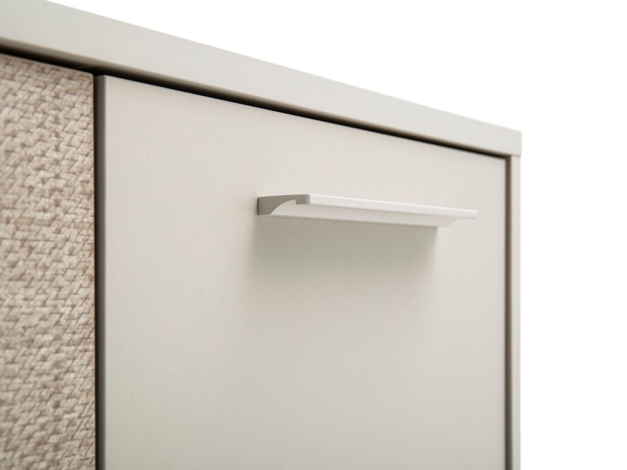 Schildmeyer Unterschrank »Edno Unterschrank, Breite 59 cm«, (1 St.), Fronten in Canasta-Dekor mit Korbgeflecht-Design
