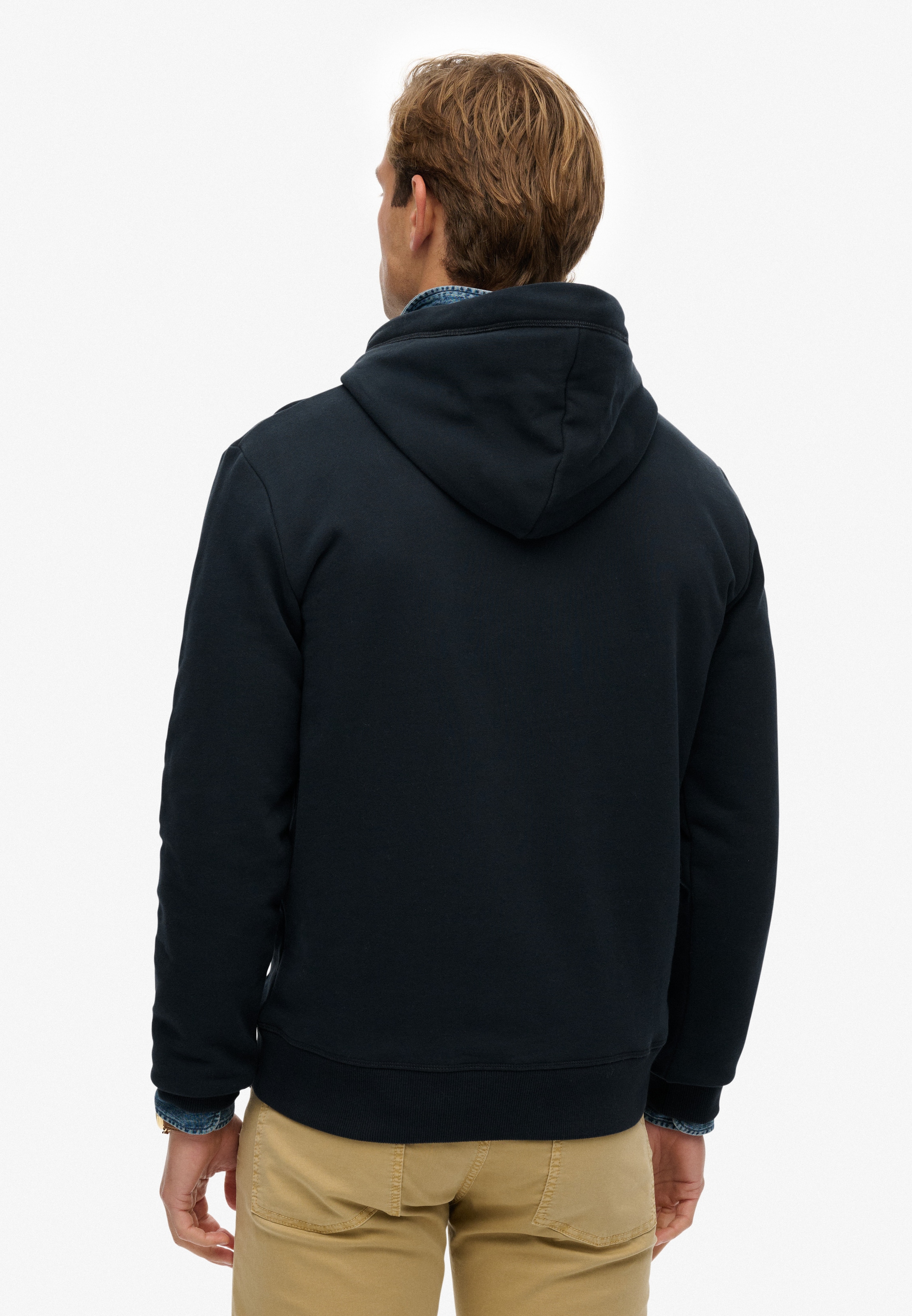 Superdry Kapuzensweatshirt »Essential Logo Hoodie Hb«, Baumwollmischung, loose fit
