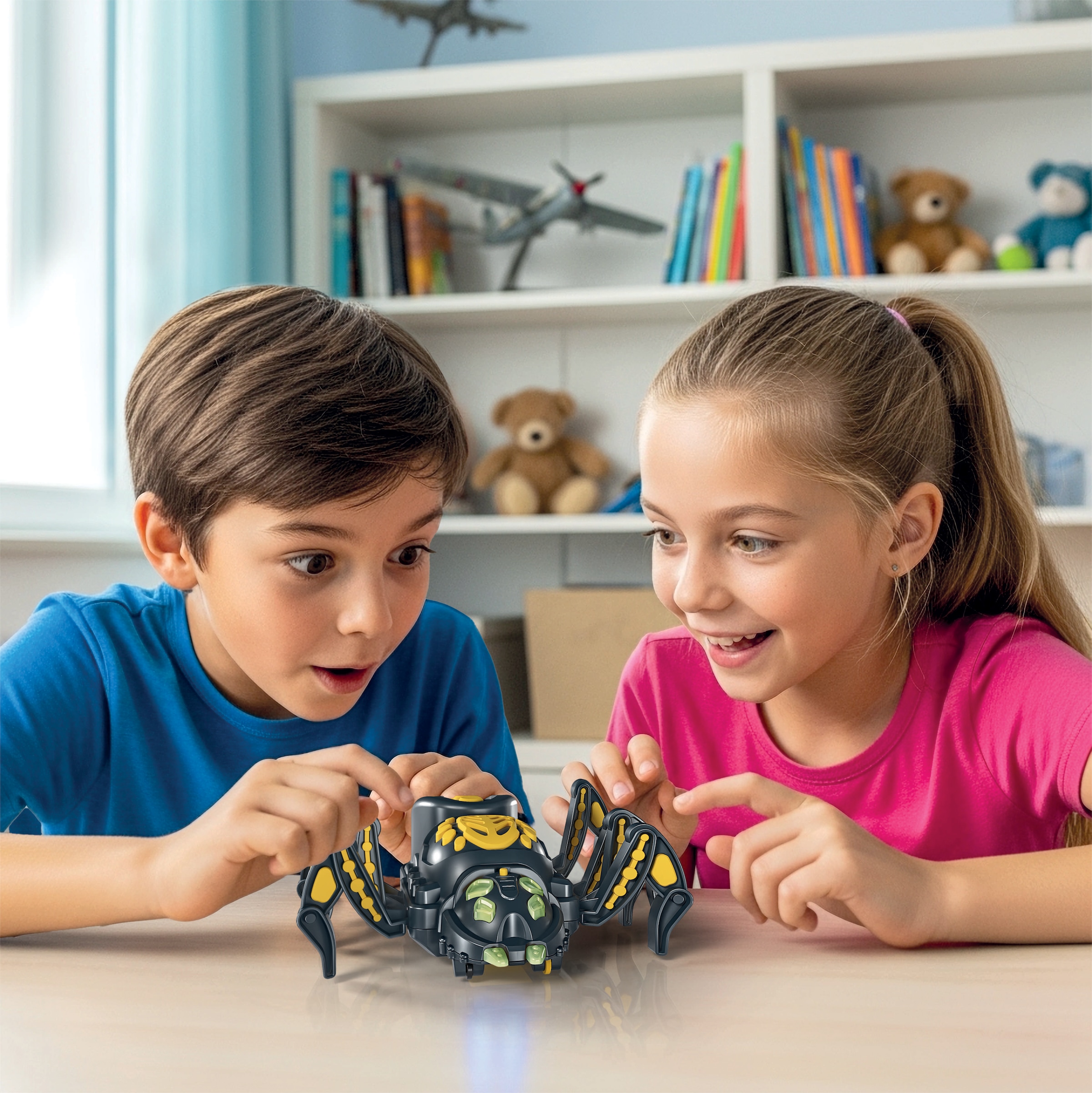 Clementoni® Robotertier »Galileo Robotics, SPIDER Bot« mit Licht