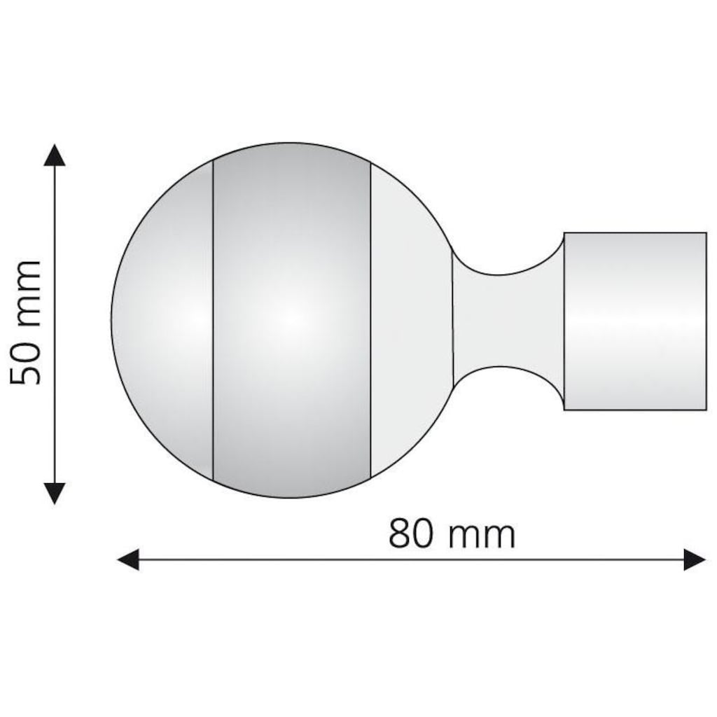 Liedeco Gardinenstangen-Endstück »Power«, (Set, 1 St.)