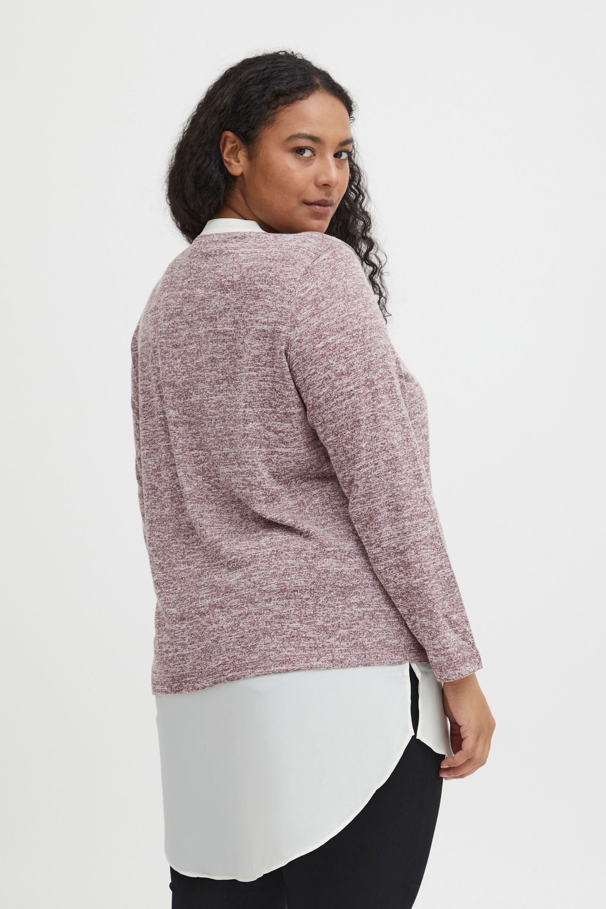fransa Strickfleece-Pullover »Strickpullover FPRexan«