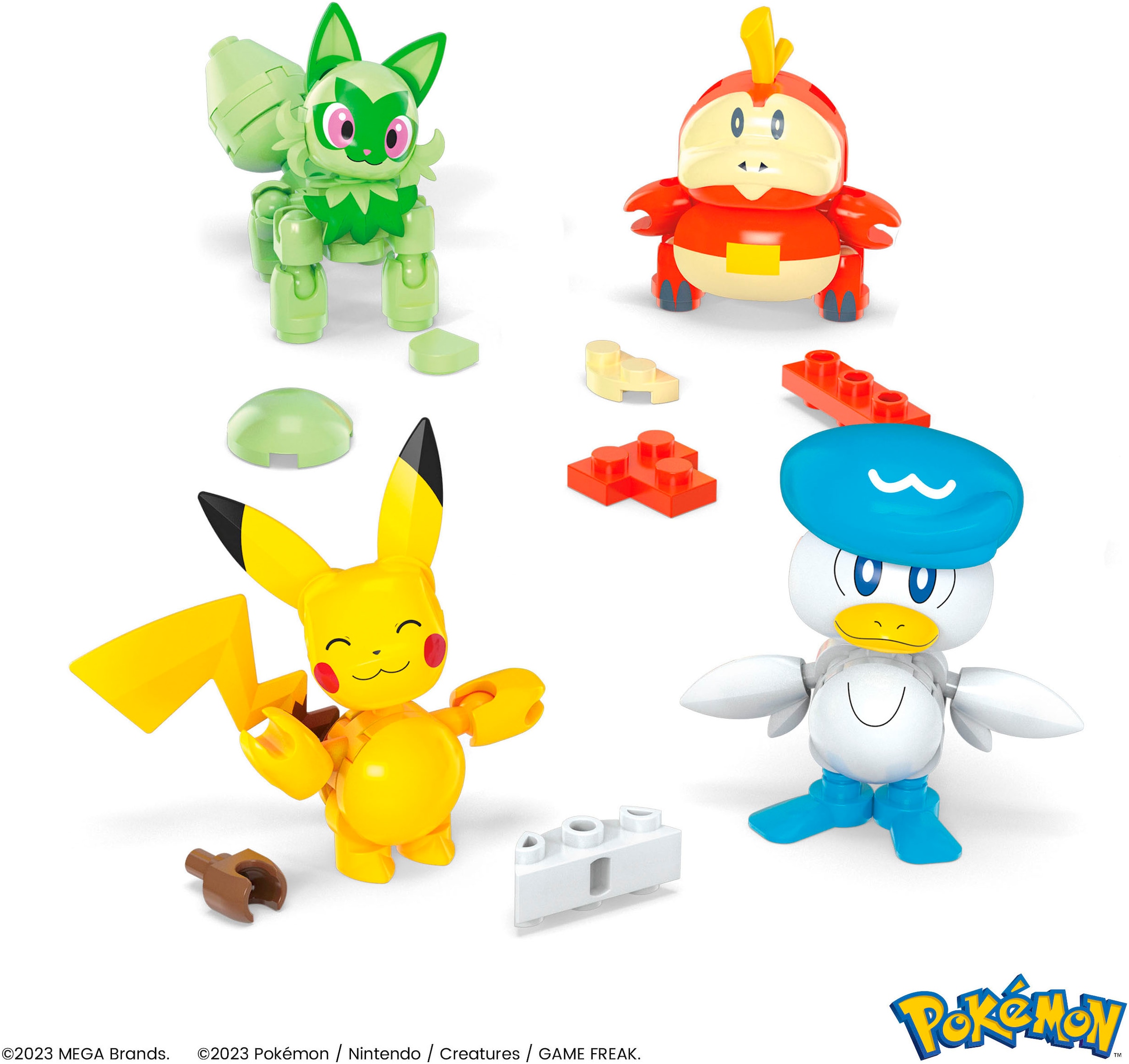 MEGA Spielbausteine »MEGA Pokémon, Paldea Region Team«, (79 St.)