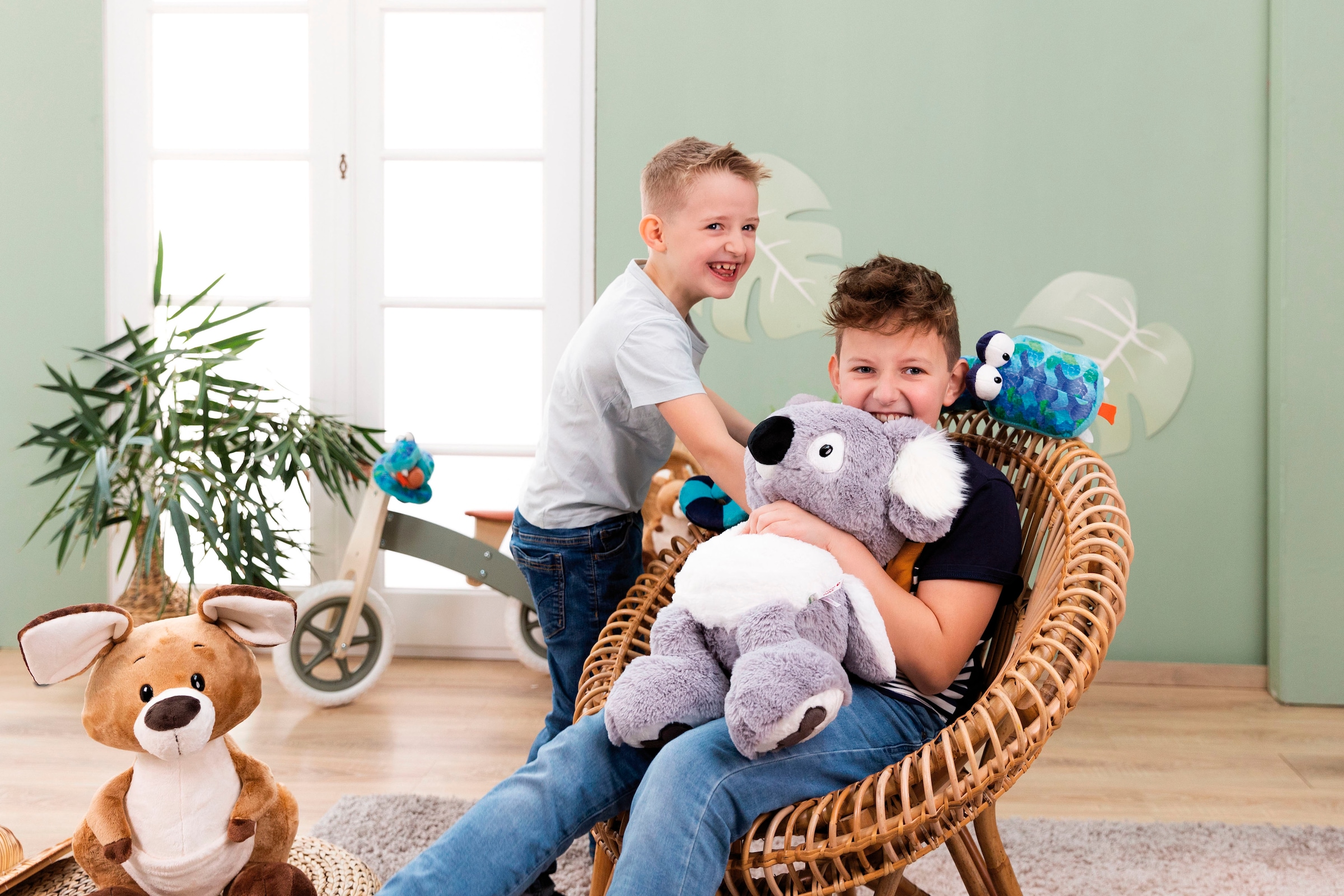 Nici Kuscheltier »Wild Friends GREEN, Koala Barry 50cm schlenkernd«