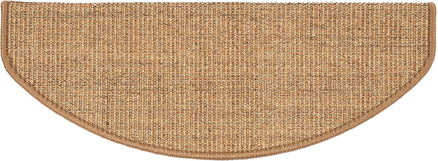 OTTO home Stufenmatte "Natur" halbrund 8 mm Höhe 100% Sisal, große Farbauswahl, selbstklebend, auch als Set 15 Stück