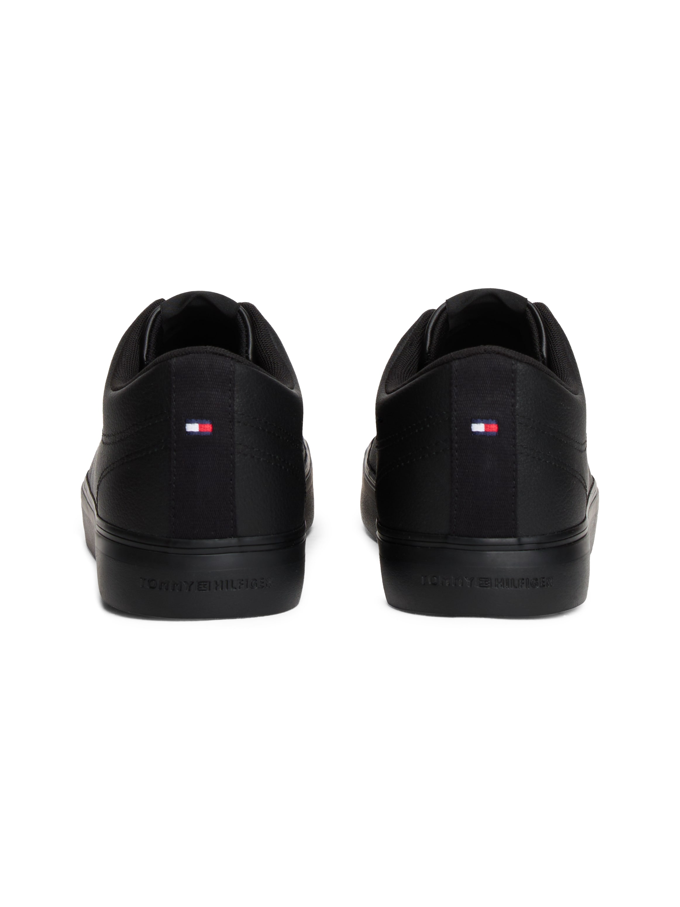 Tommy Hilfiger Sneaker »TH HI VULC CORE LOW LTH II ESS«  , Freizeitschuh, Halbschuh, Schnürer in schmaler Form