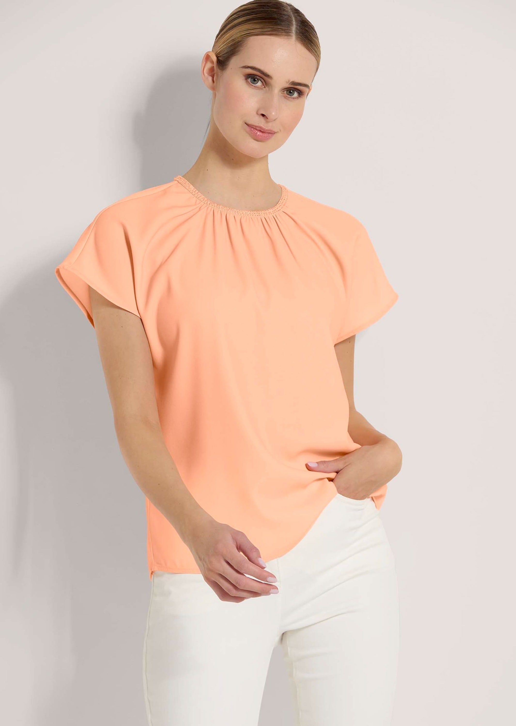 MADELEINE Shirtbluse »Blusenshirt Sommerliches Freizeitshirt mit Falten«